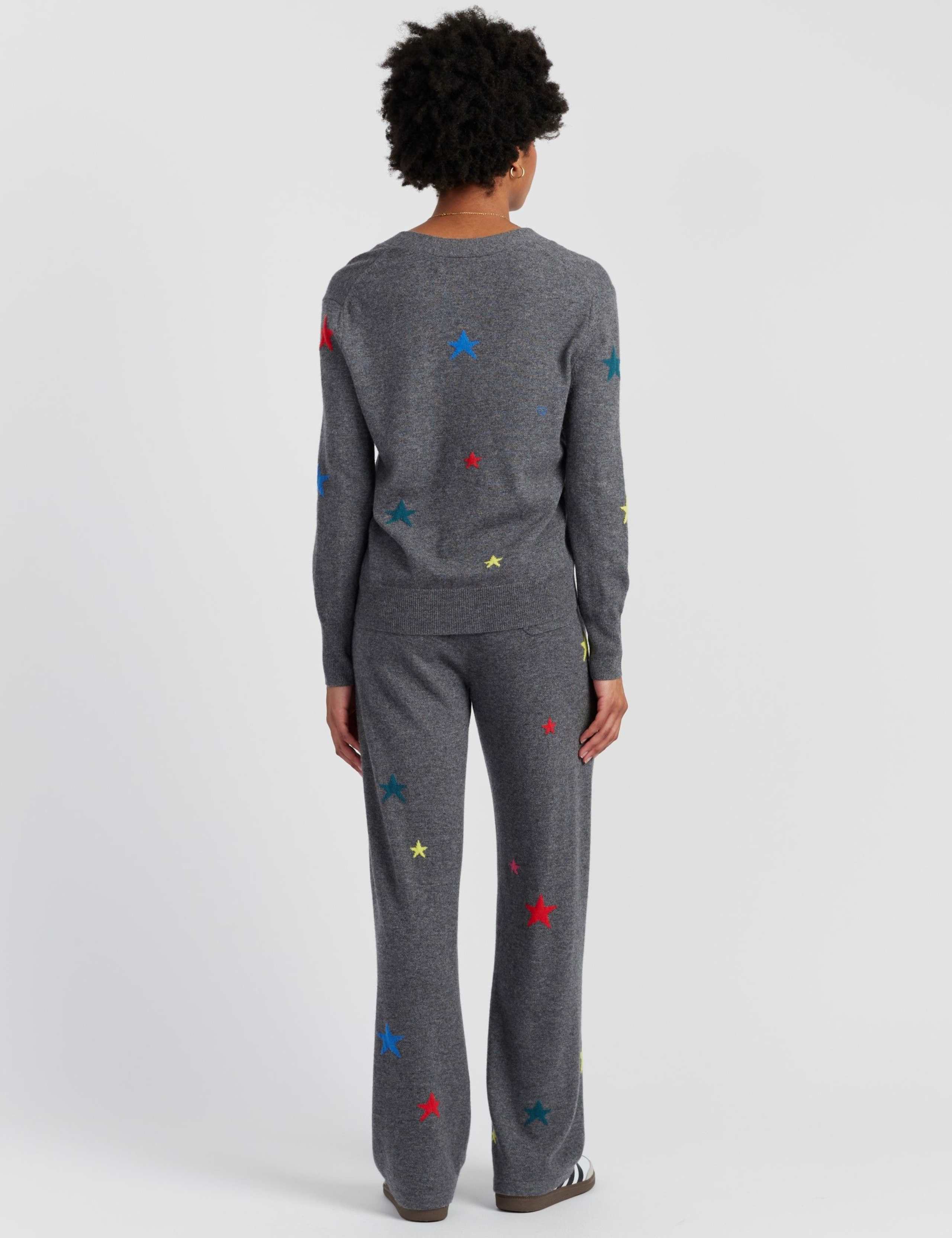 Merino Wool with Cashmere Star Cardigan 4 of 5