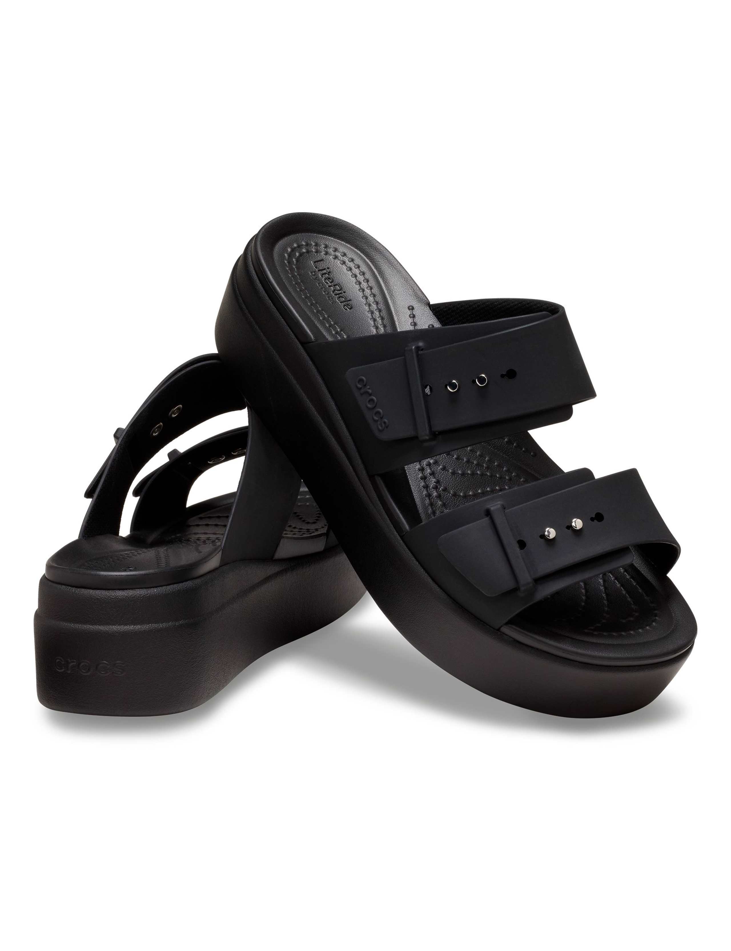 Brooklyn Buckle Wedge Sandals 3 of 7