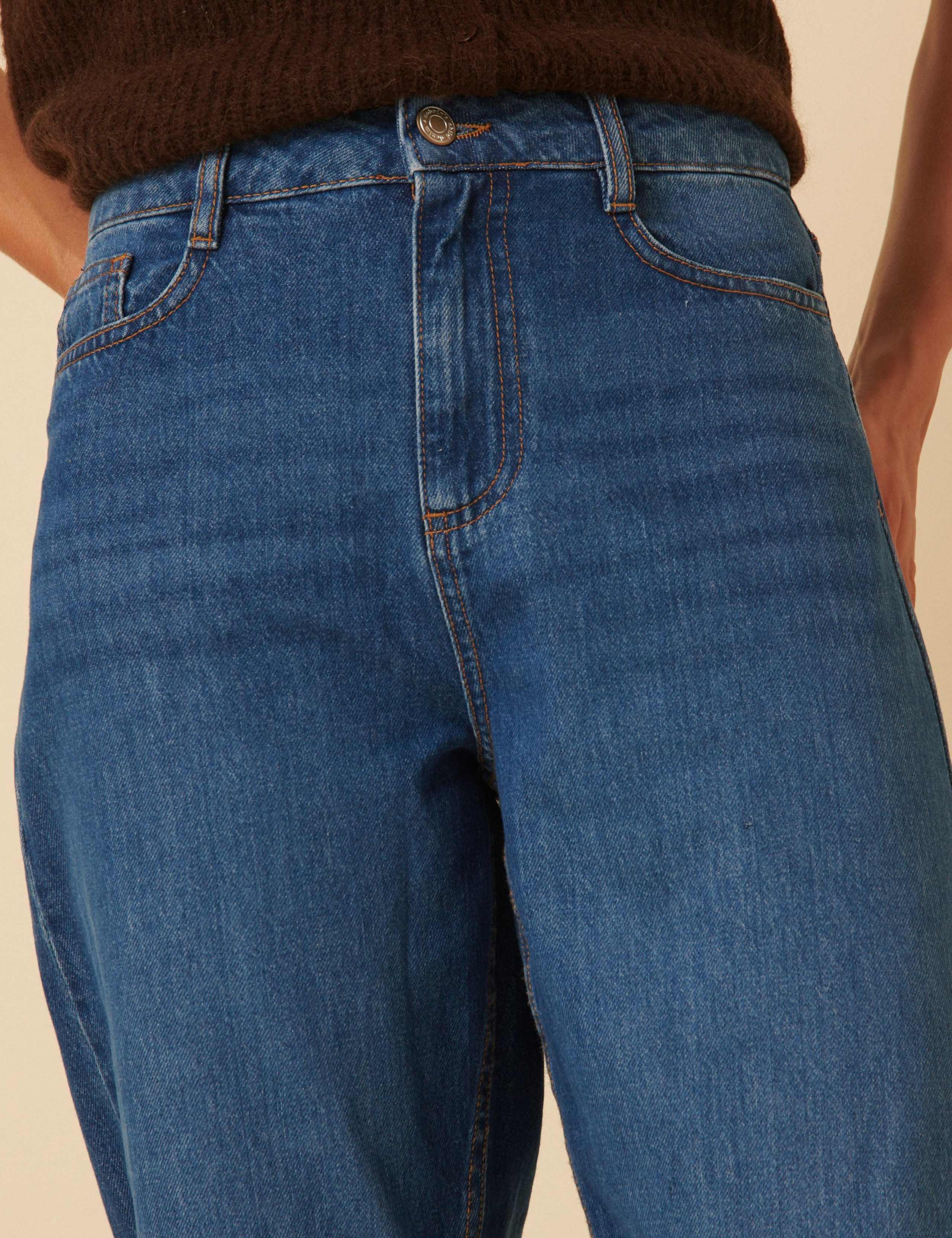 High Waisted Barrel Leg Jeans 4 of 4