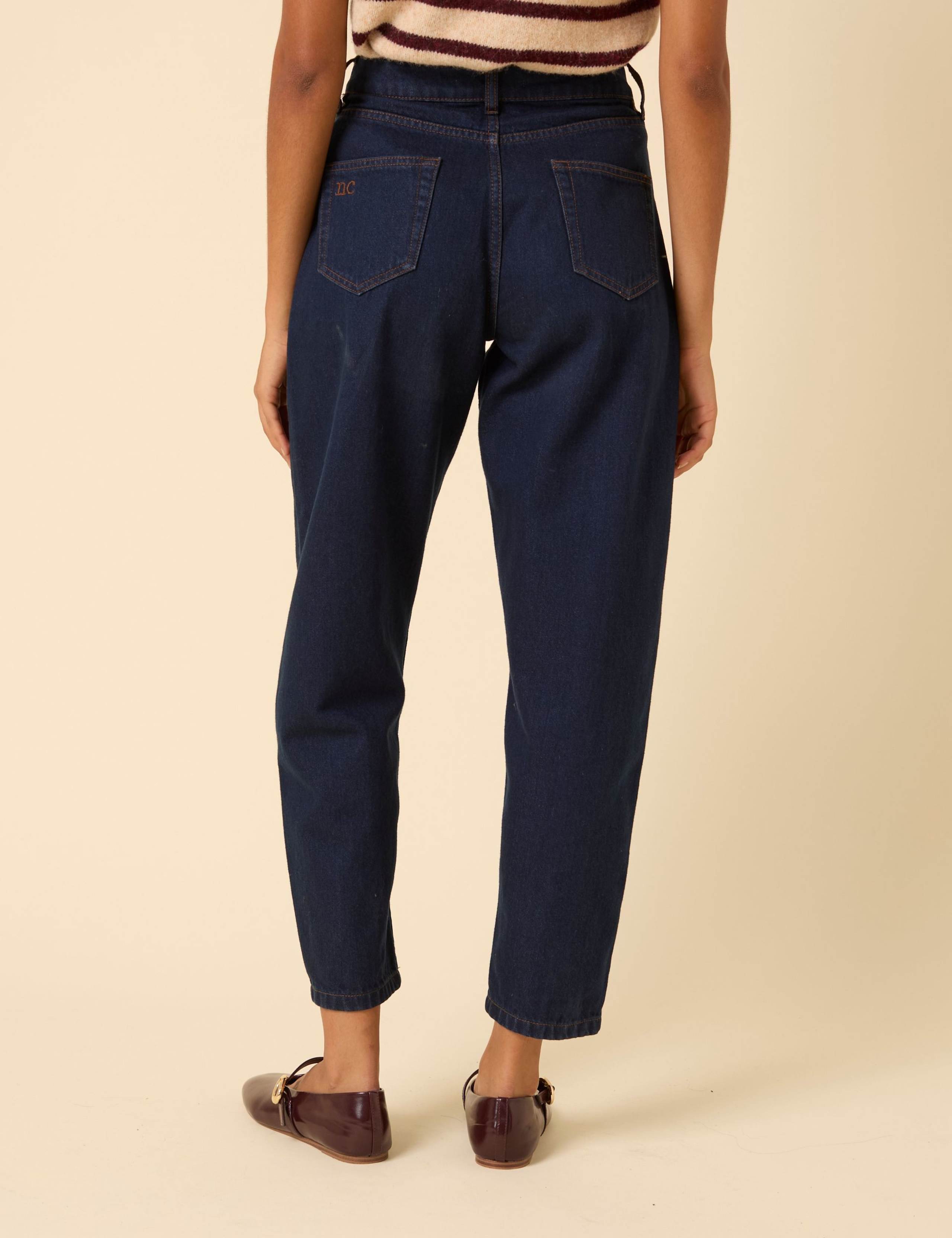 High Waisted Barrel Leg Jeans 3 of 6