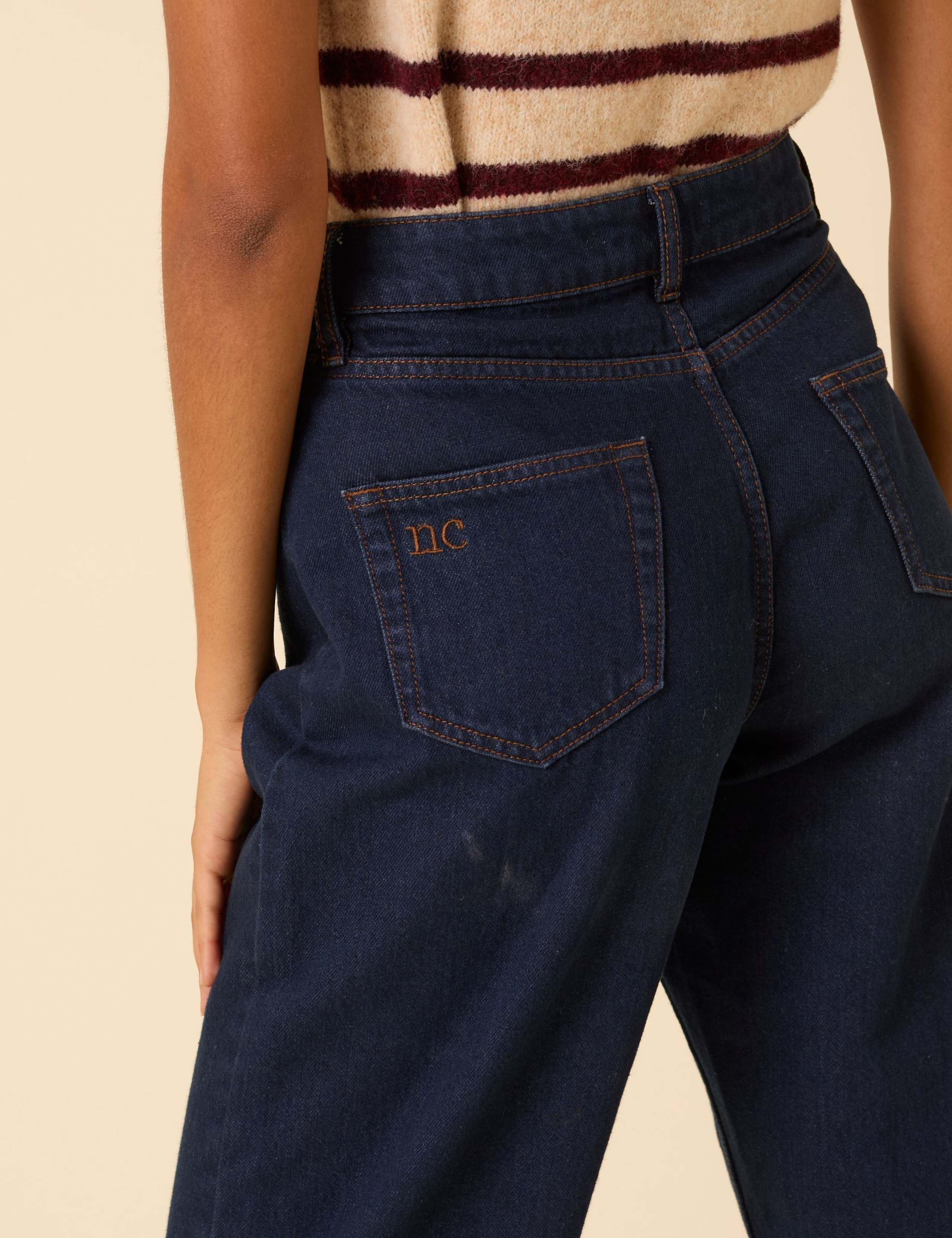 High Waisted Barrel Leg Jeans 4 of 6