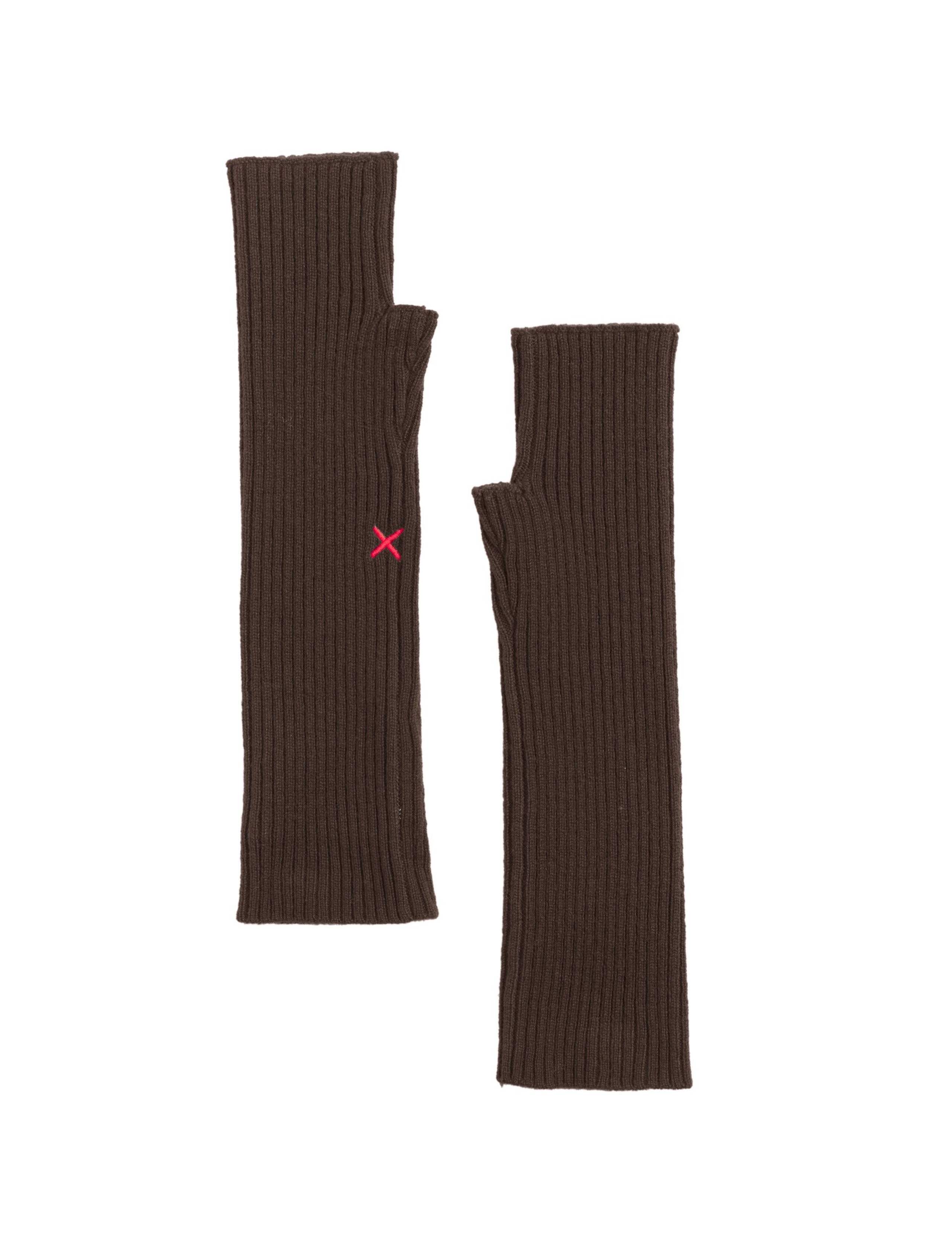 Wool Rich Fingerless Gloves With Cashmere 2 of 2