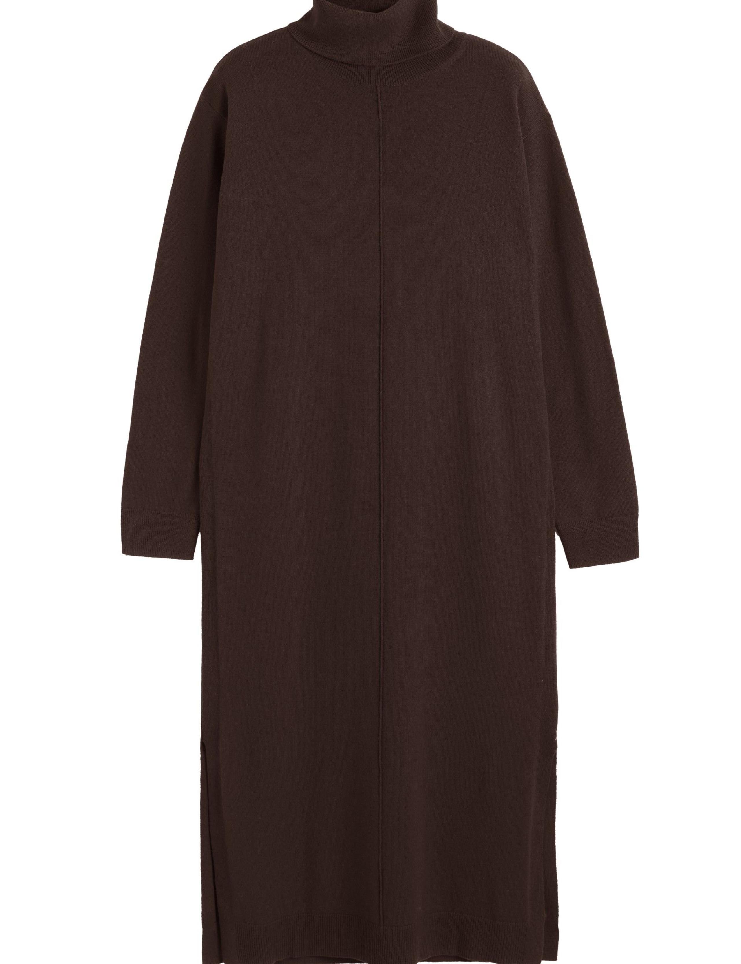 Wool Rich Roll Neck Midi Jumper Dress 2 of 4