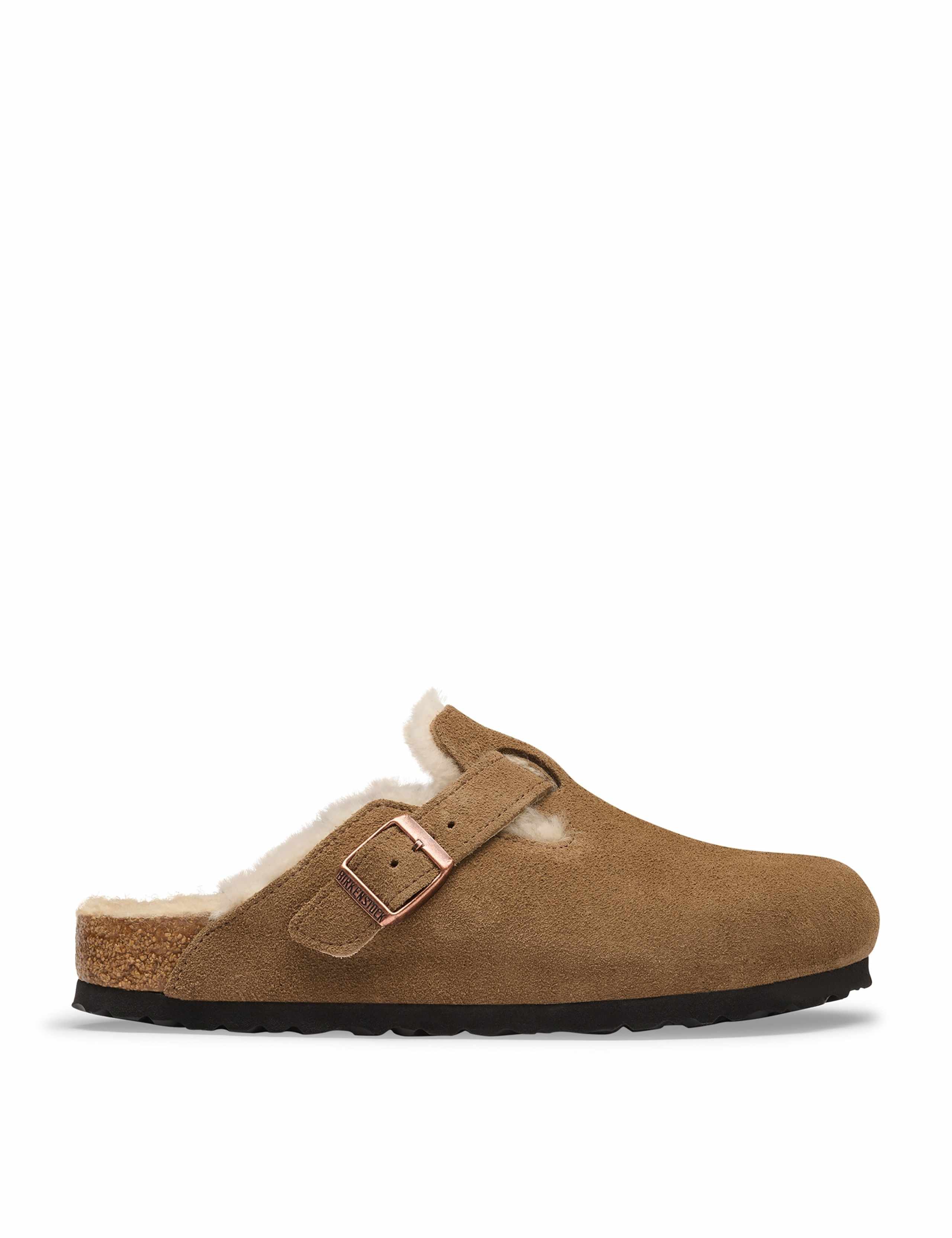 Boston Shearling Lined Clog Mule Slippers 1 of 3