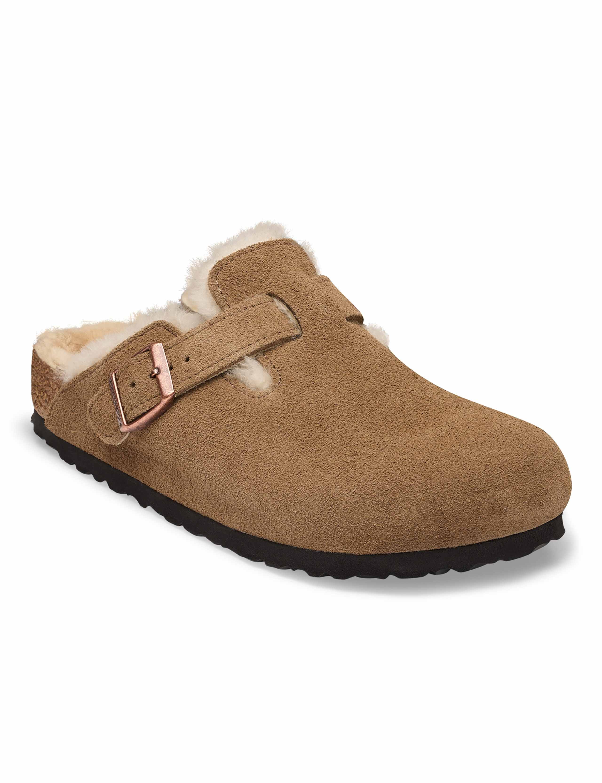 Boston Shearling Lined Clog Mule Slippers 2 of 3