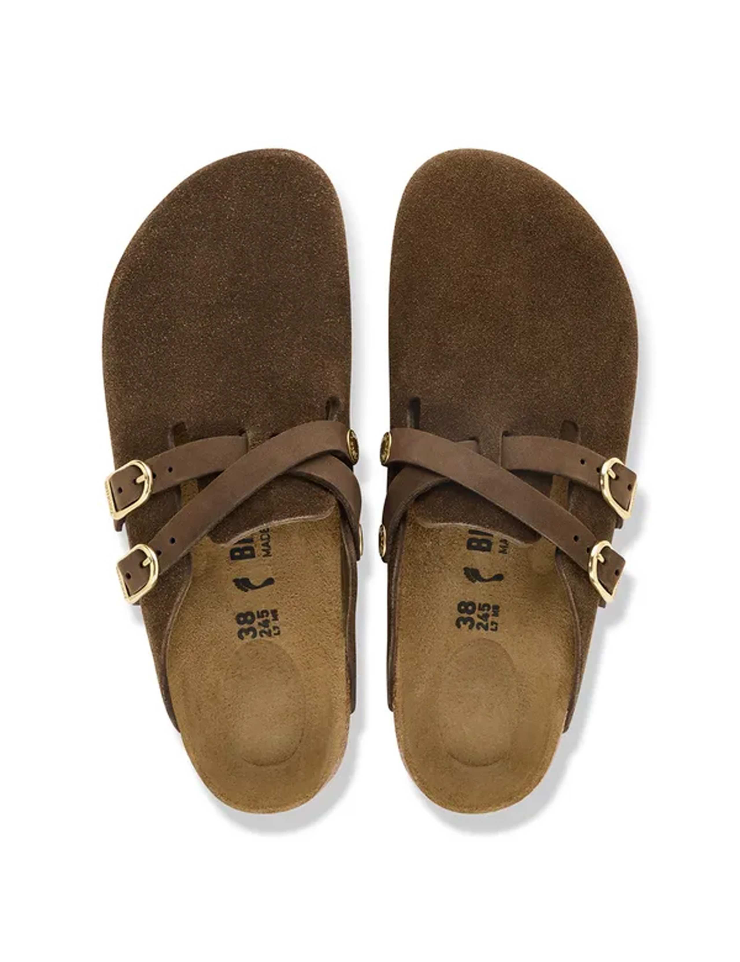 Blair Suede Buckle Clogs 3 of 3