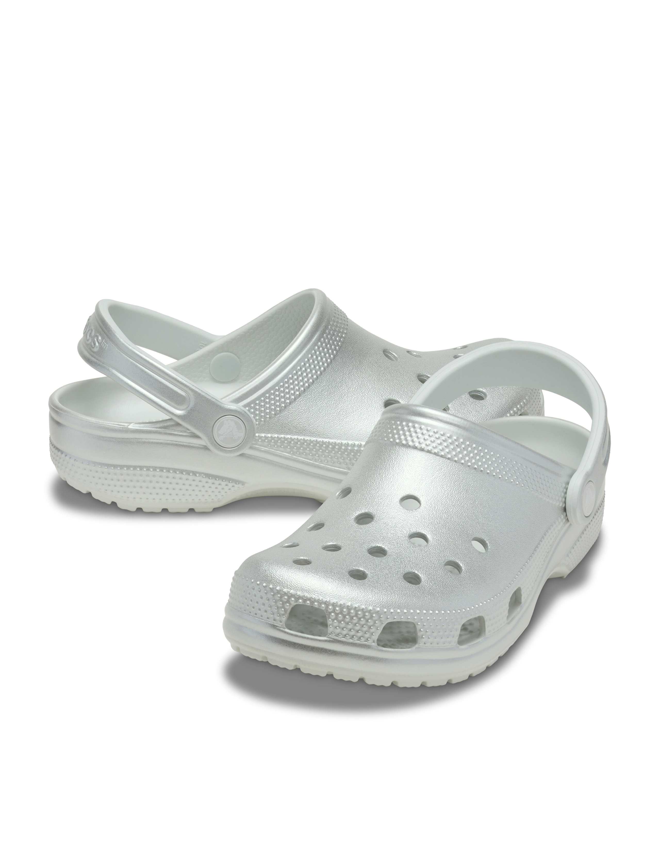 Tinted Metallic Slip On Flat Clogs 4 of 5