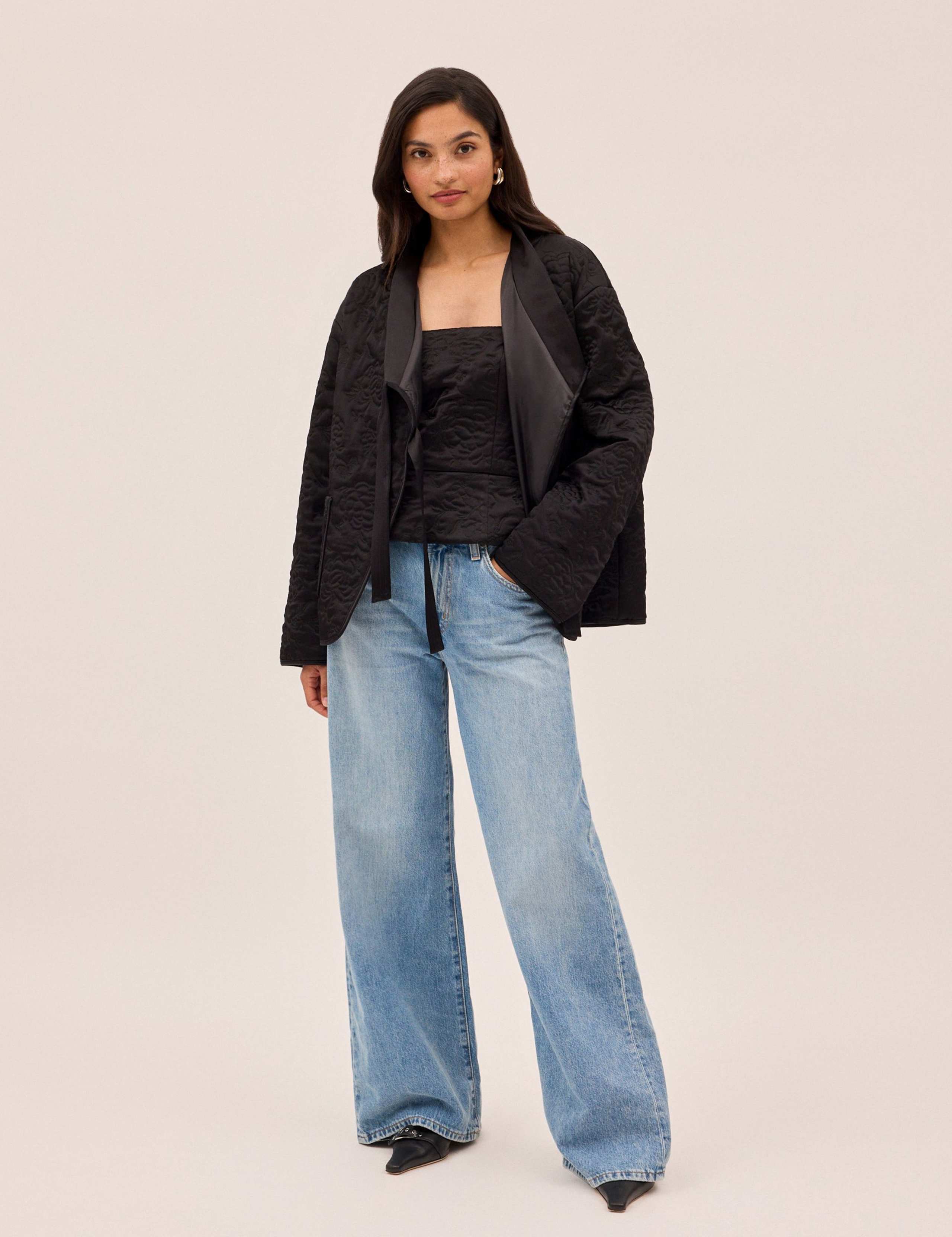 Satin Quilted Jacket 3 of 5