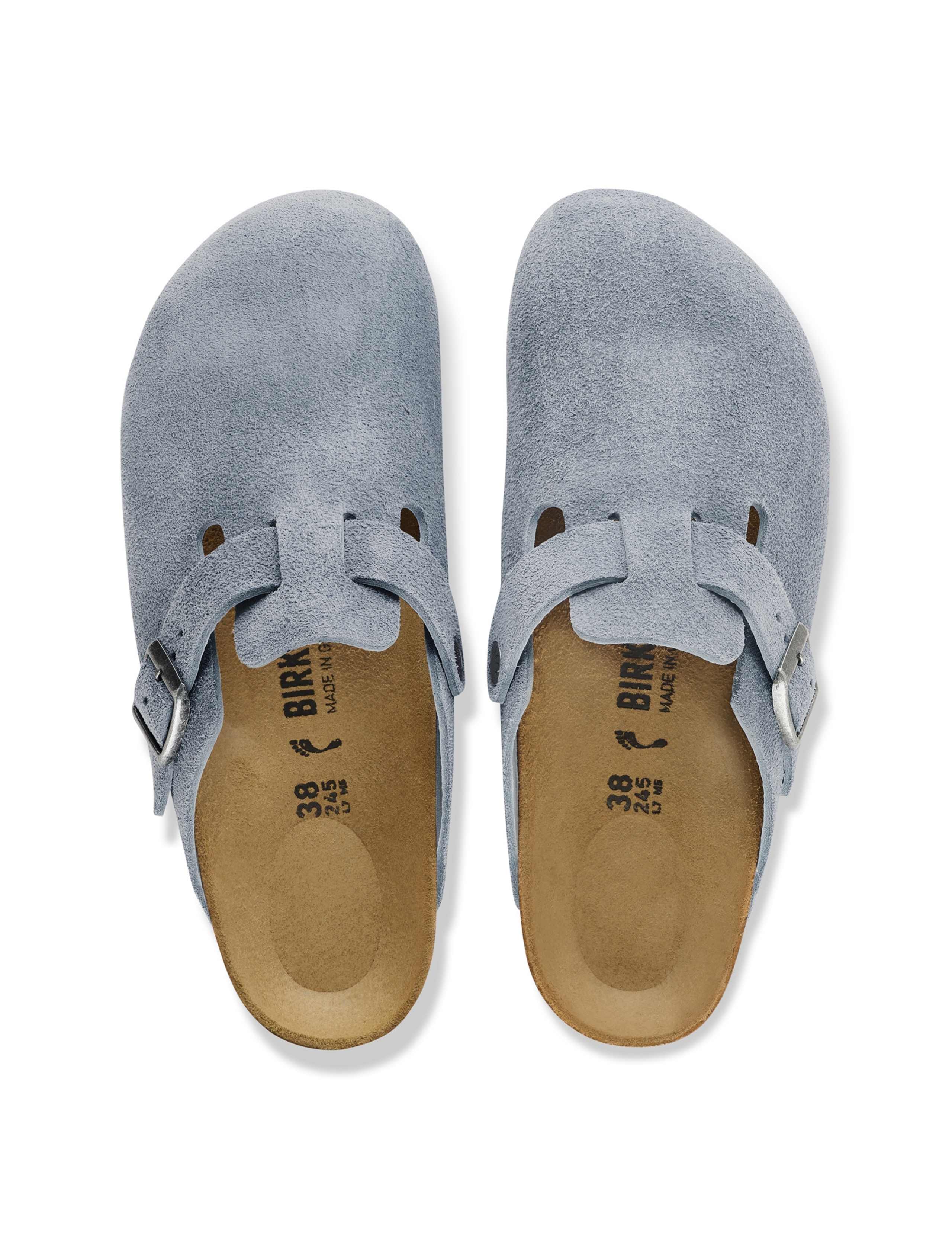 Boston Suede Footbed Clog Mules 3 of 3