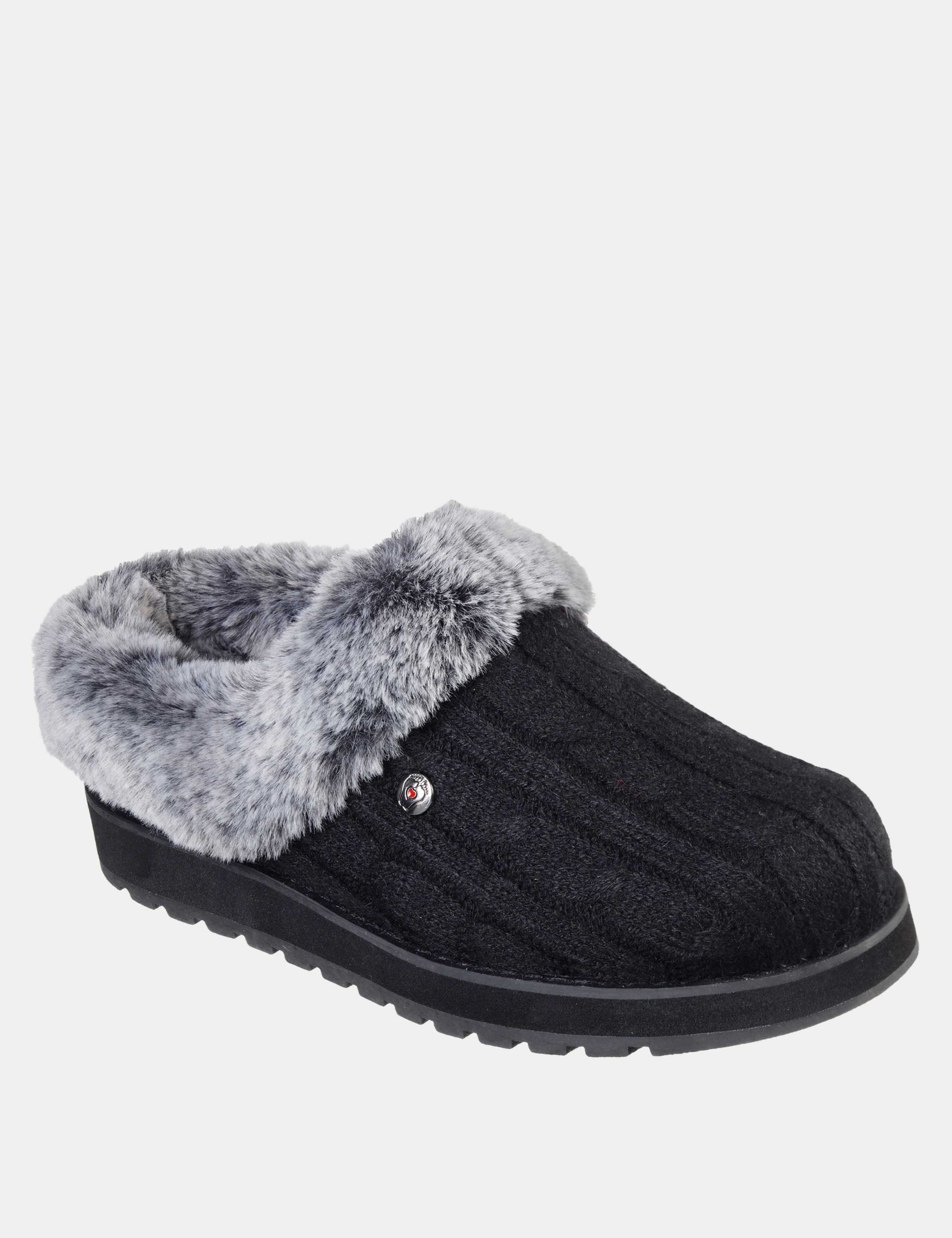 Bobs Keepsakes Ice Angel Wide Fit Mule Slippers 2 of 5