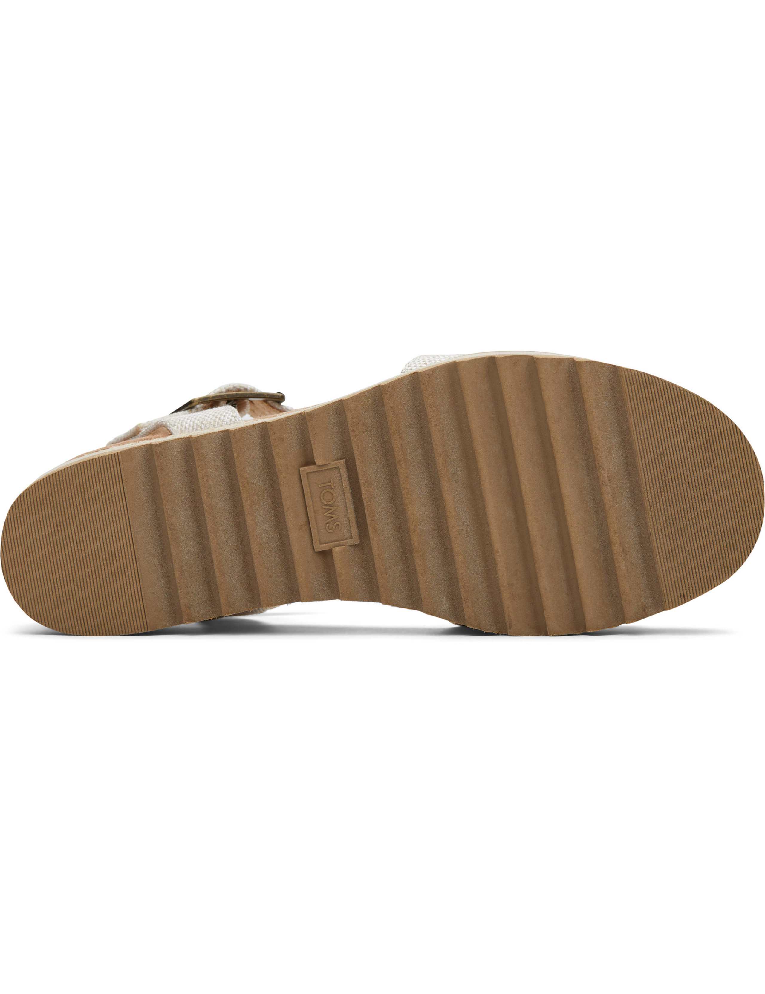 Canvas Buckle Ankle Strap Wedge Espadrilles 5 of 5