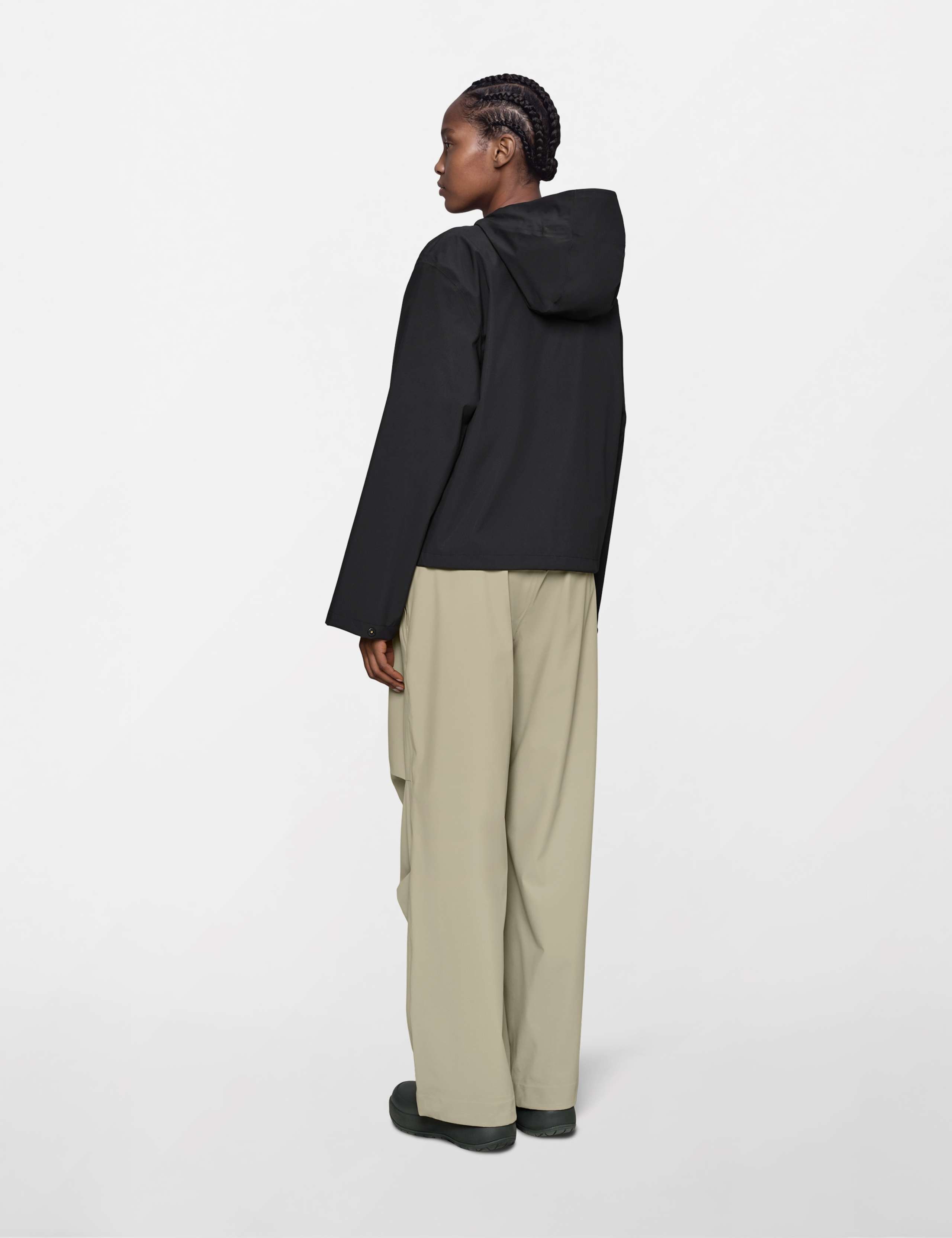 Suva Waterproof Hooded Cropped Rain Jacket 4 of 4