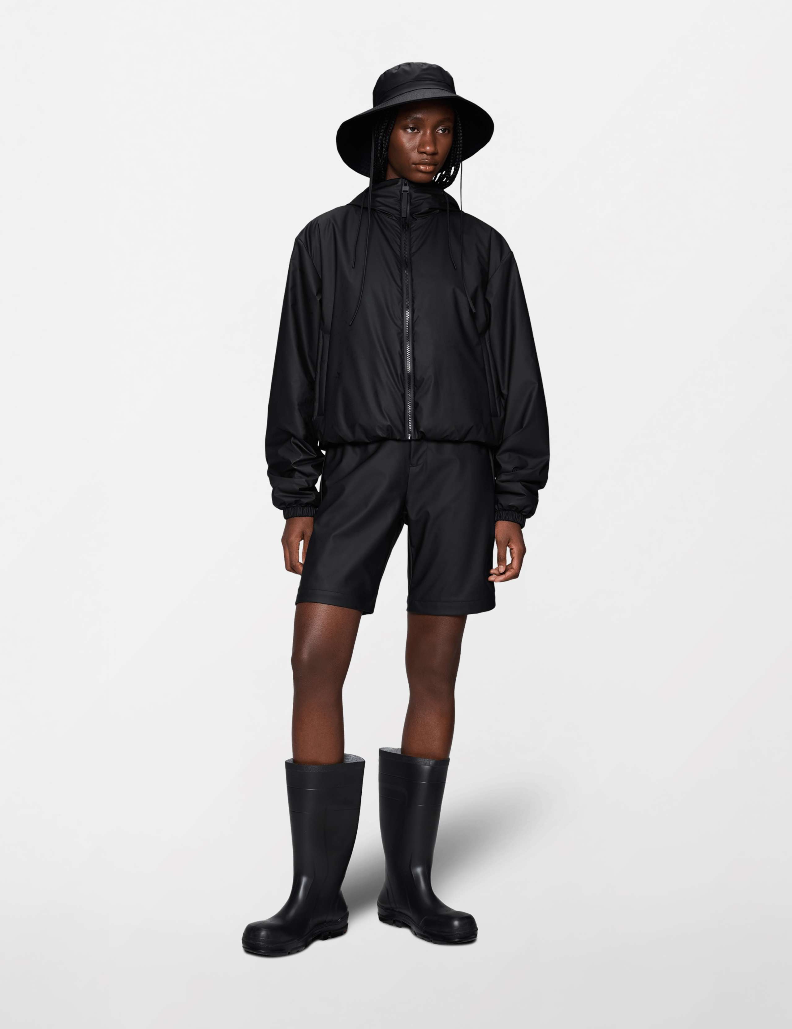 Lohja Waterproof Cropped Rain Jacket 2 of 6