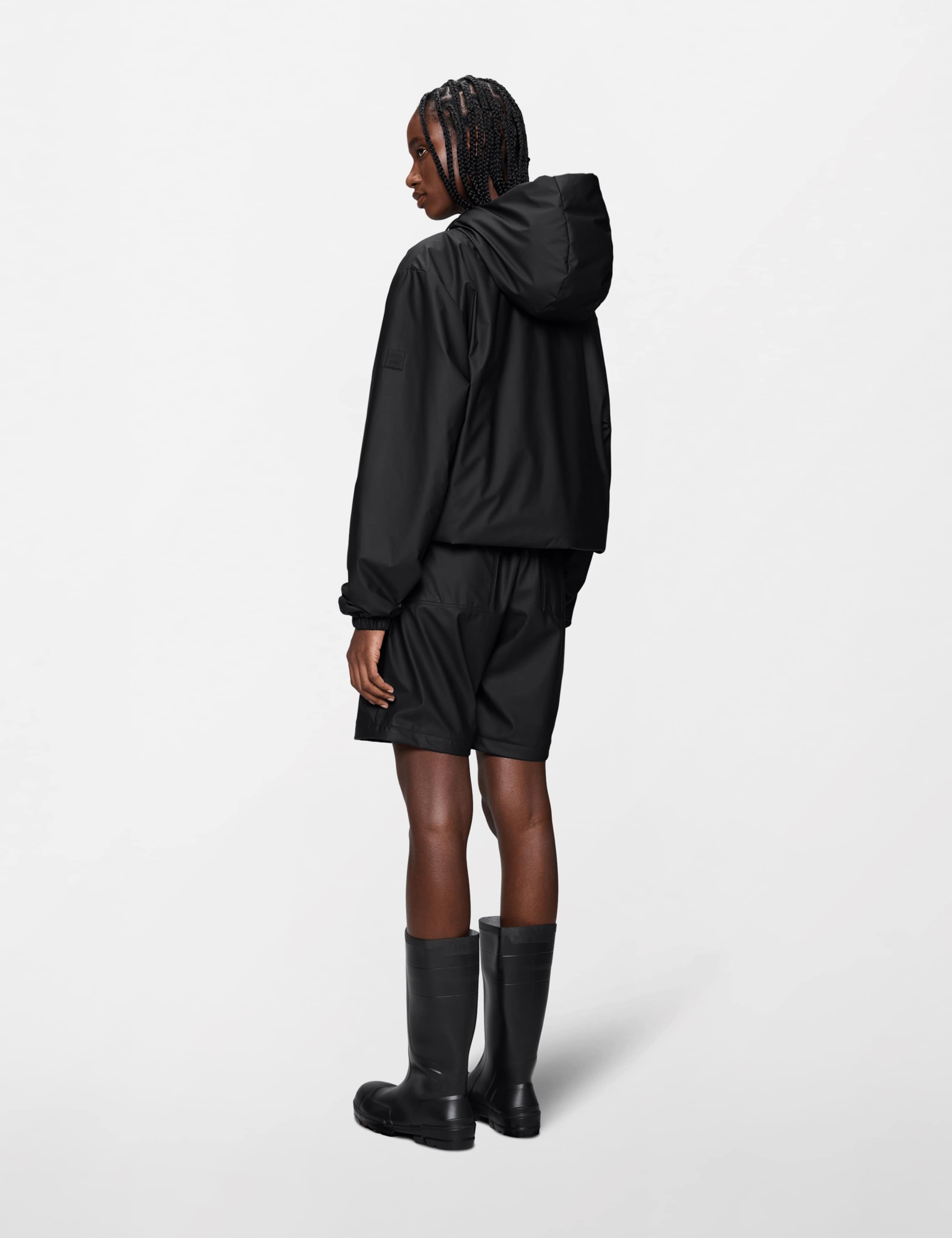 Lohja Waterproof Cropped Rain Jacket 4 of 6