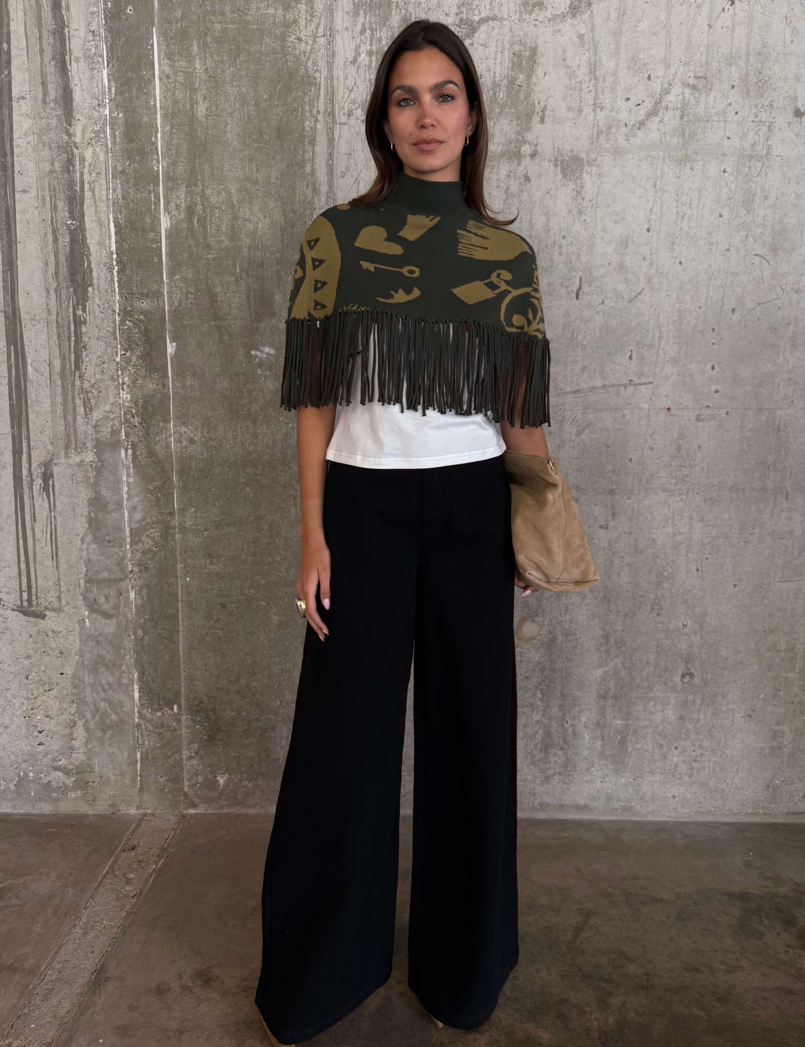 High Waisted Palazzo Jeans 2 of 5