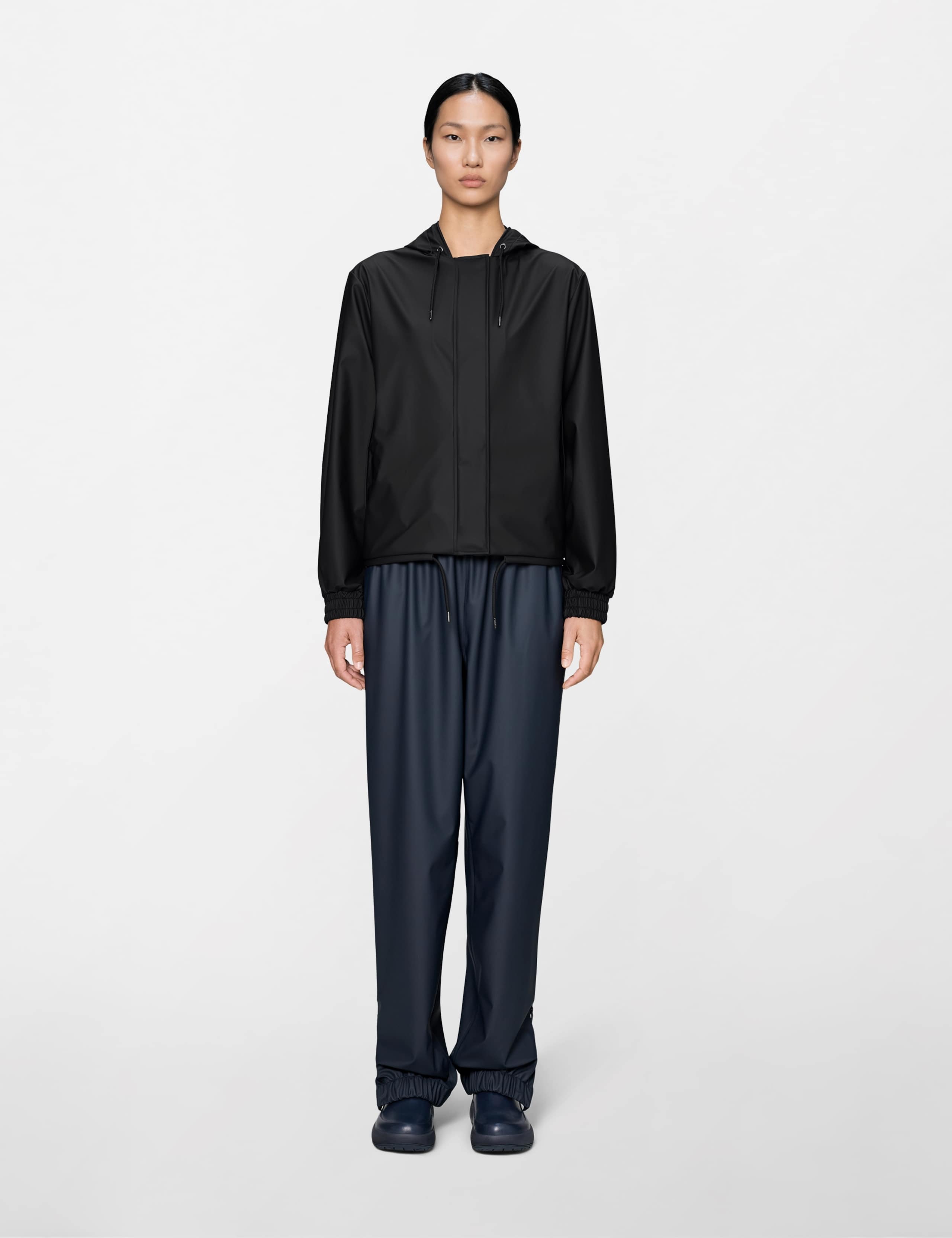 String Waterproof Hooded Cropped Jacket 2 of 4