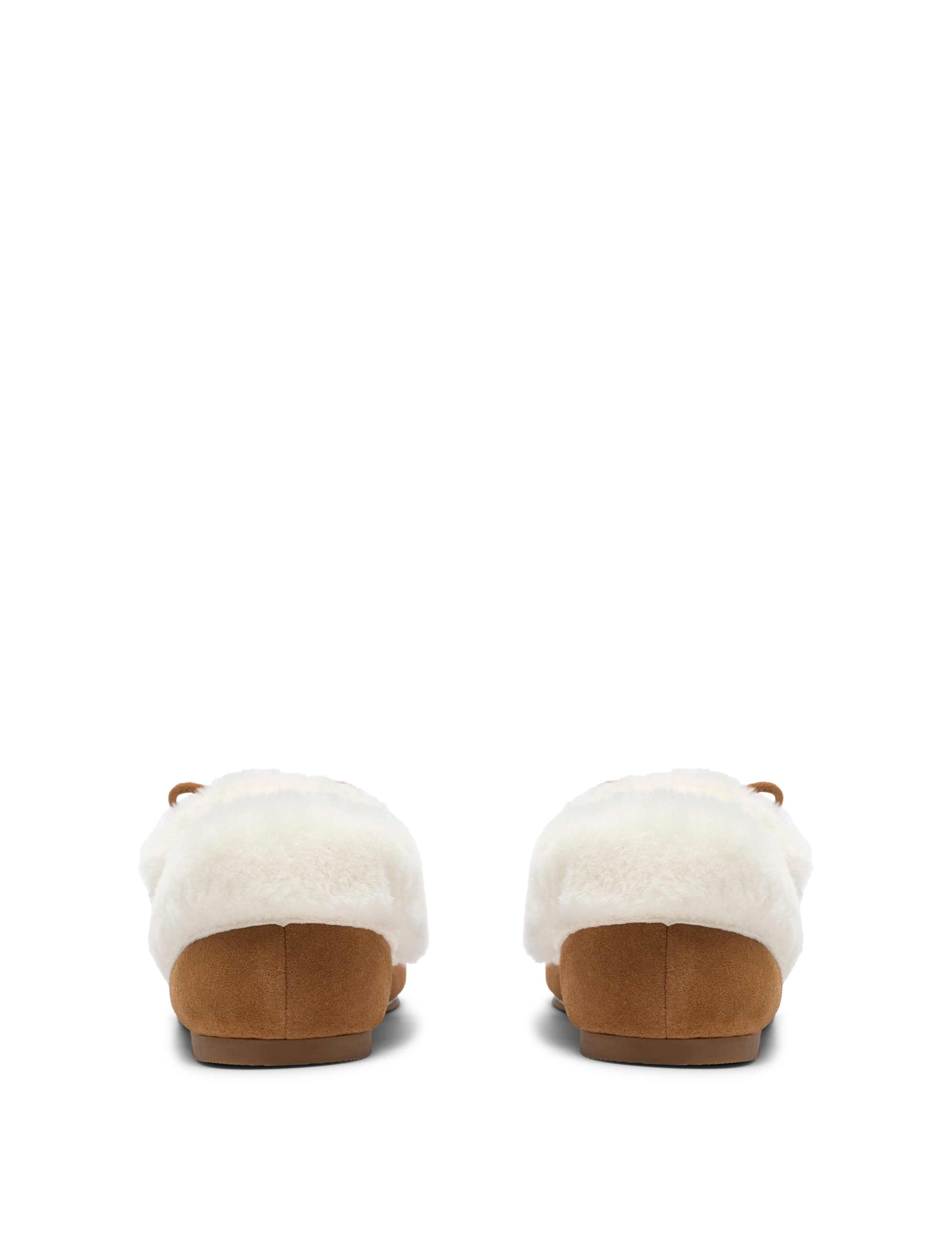 Siana Suede Round Toe Moccasin Slippers 5 of 6