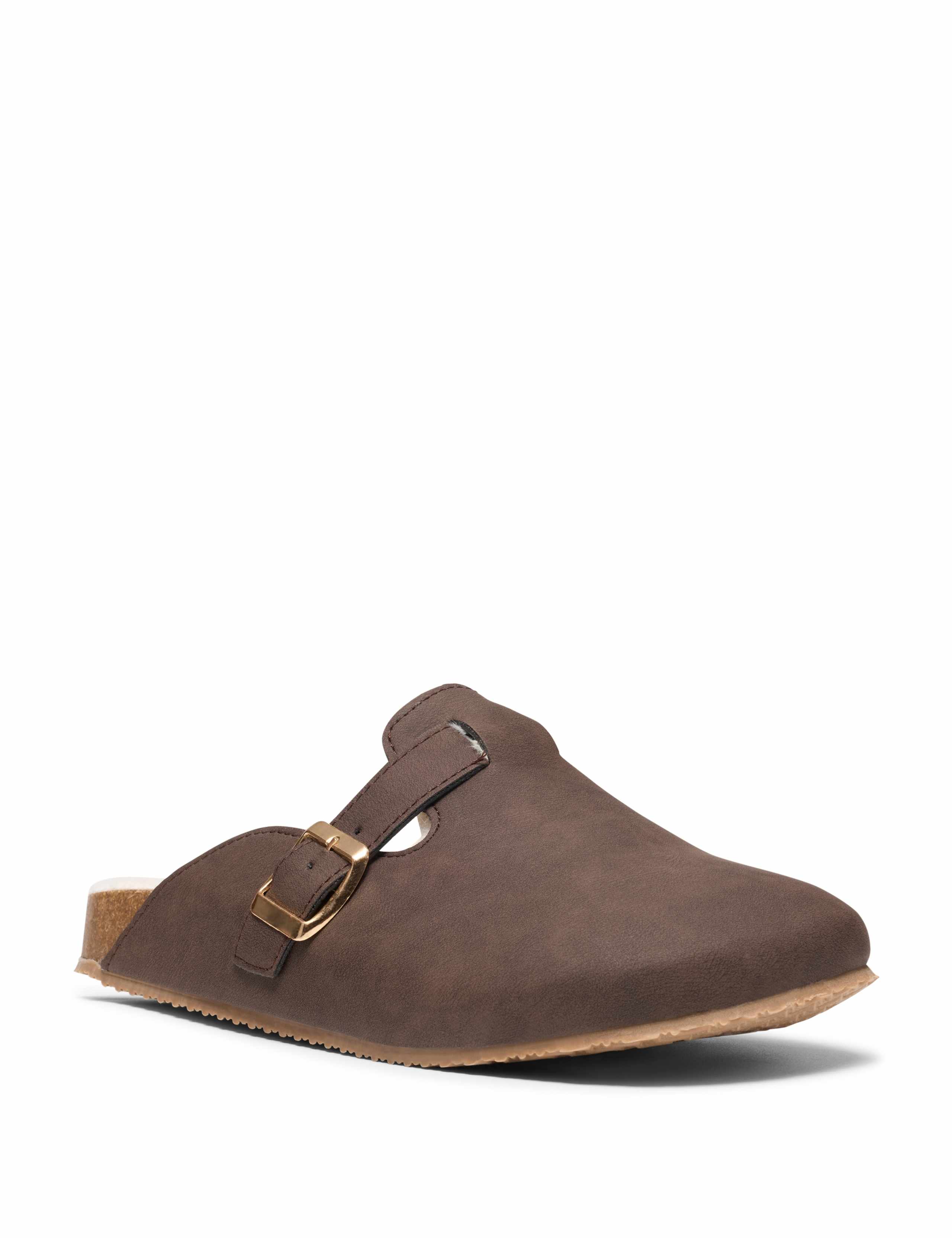 Faux Fur Lined Clog Slippers 3 of 6