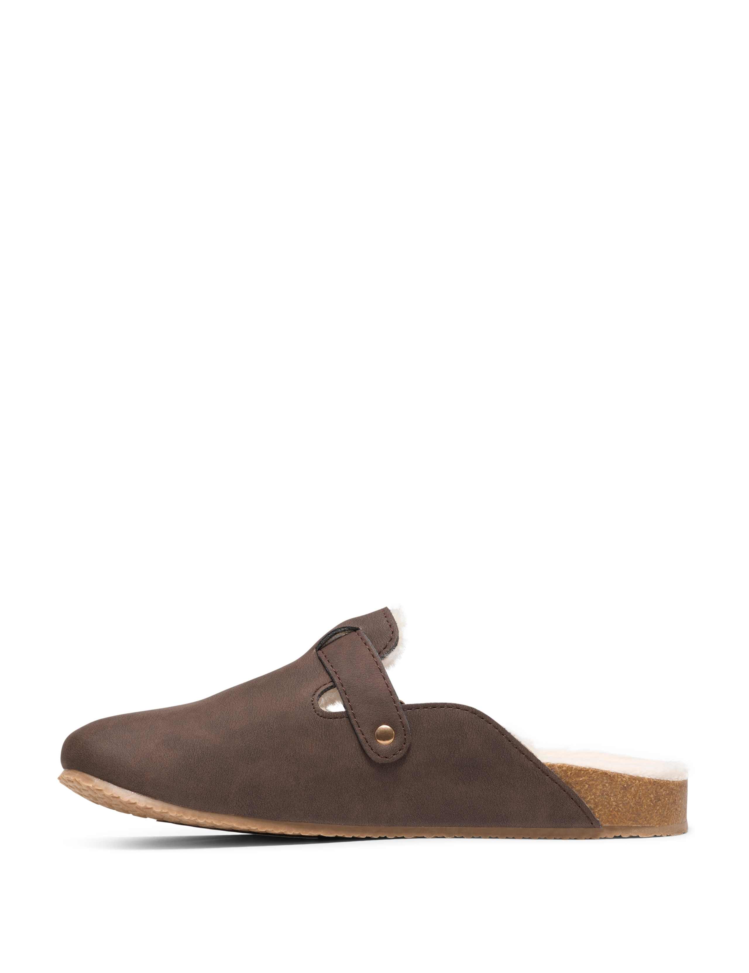 Faux Fur Lined Clog Slippers 4 of 6