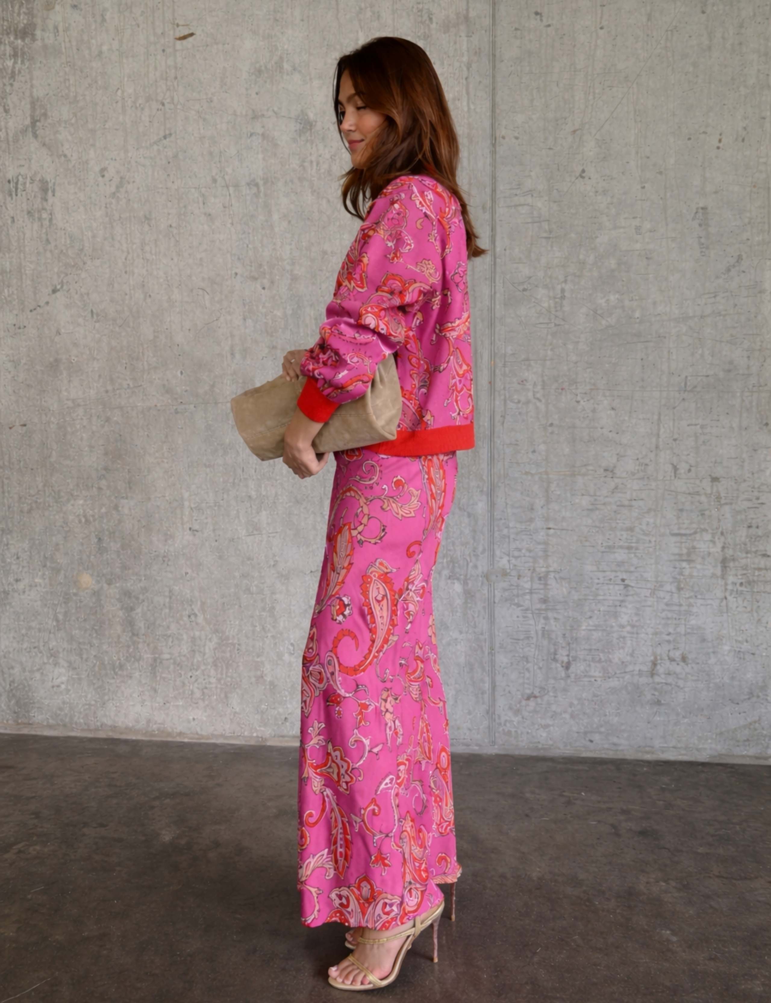 Floral Maxi Wrap Skirt 4 of 5