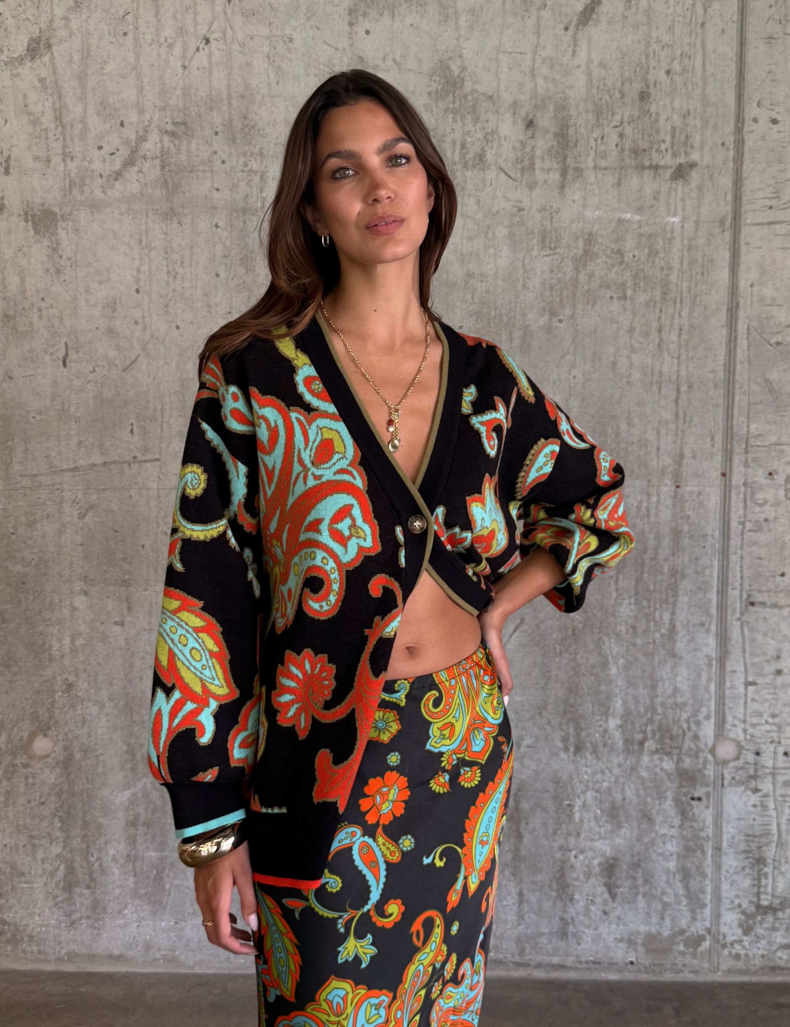 Floral Maxi Wrap Skirt 4 of 4