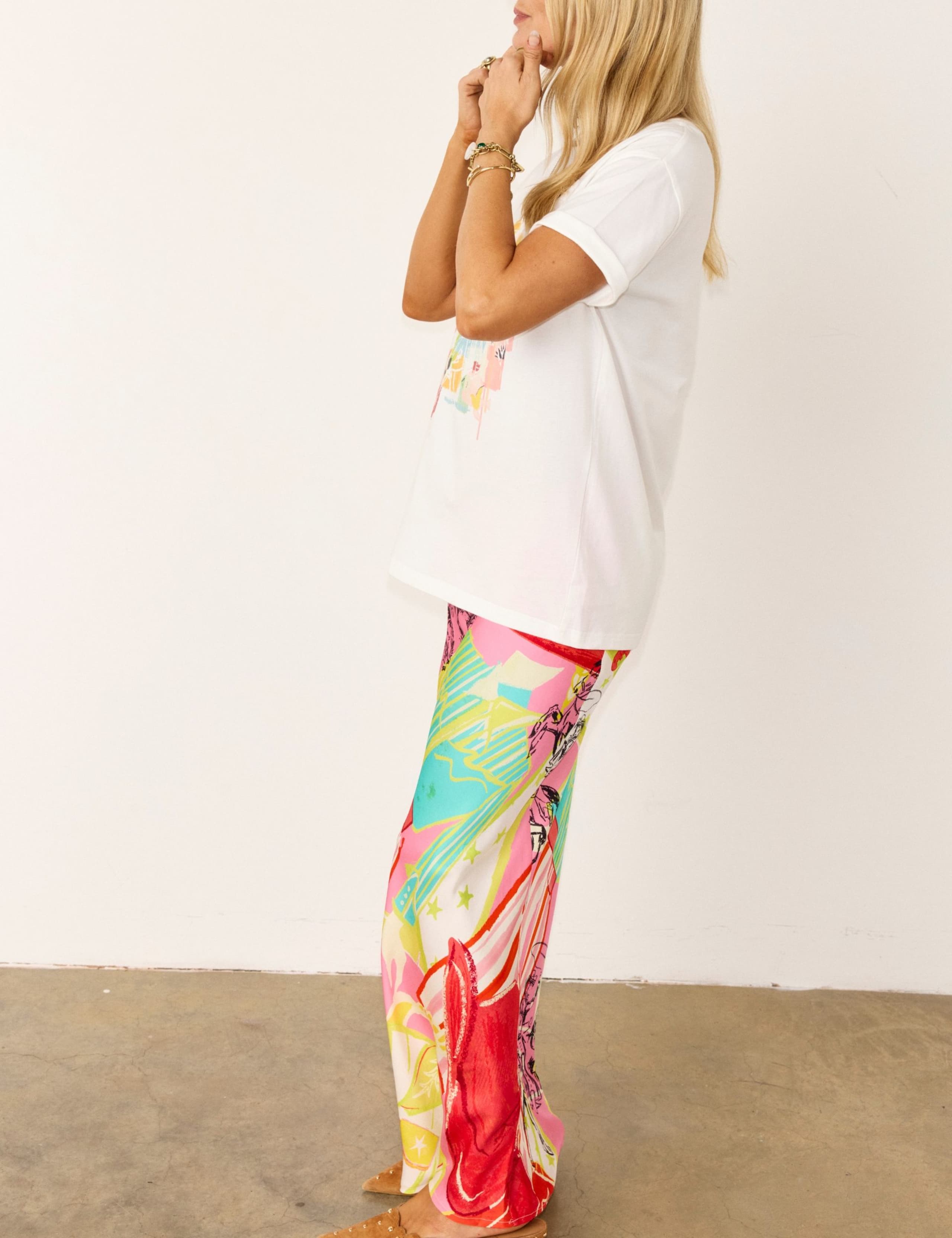 Printed Midaxi Slip Skirt 3 of 4