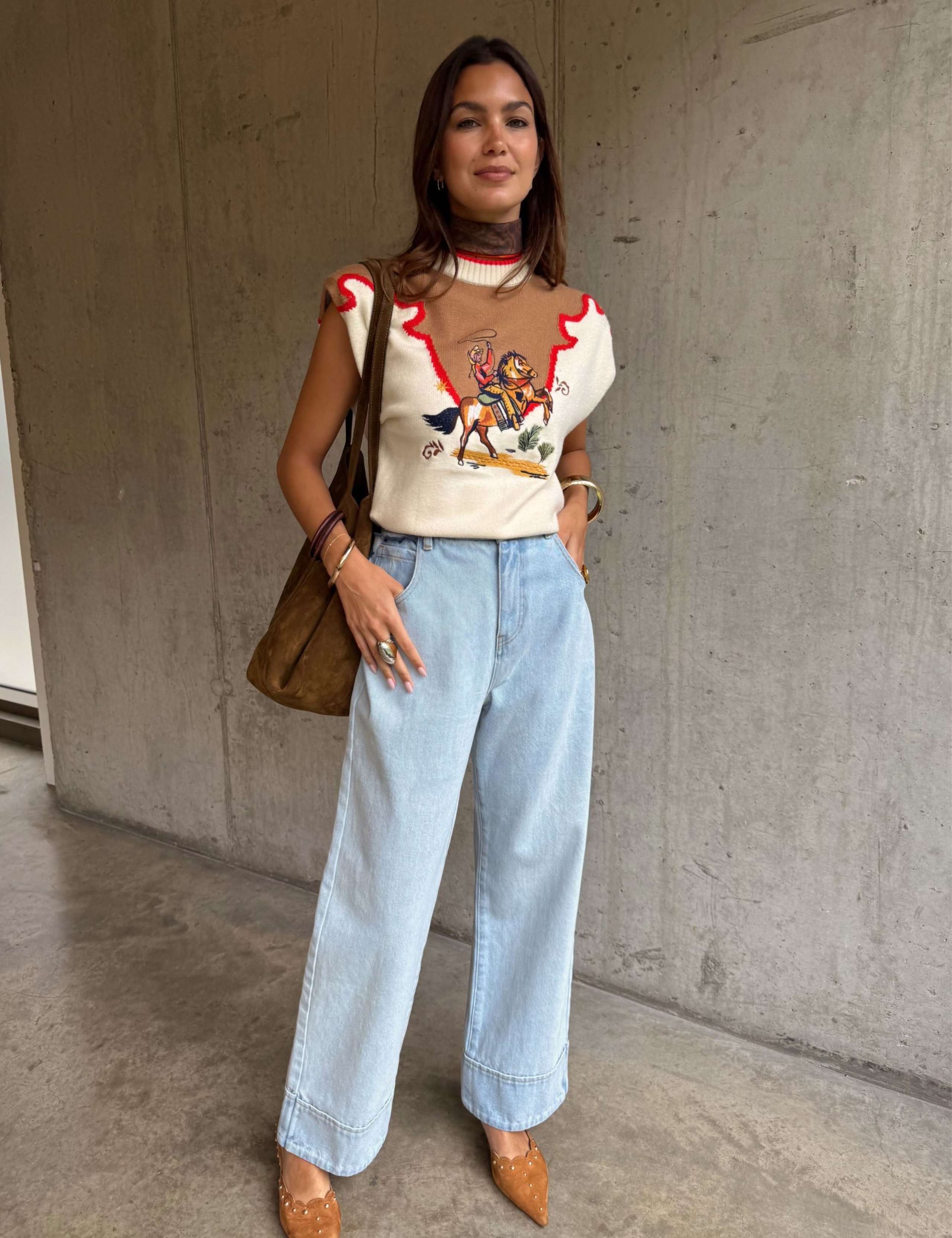 Cowgirl Knitted Tank Top 1 of 5