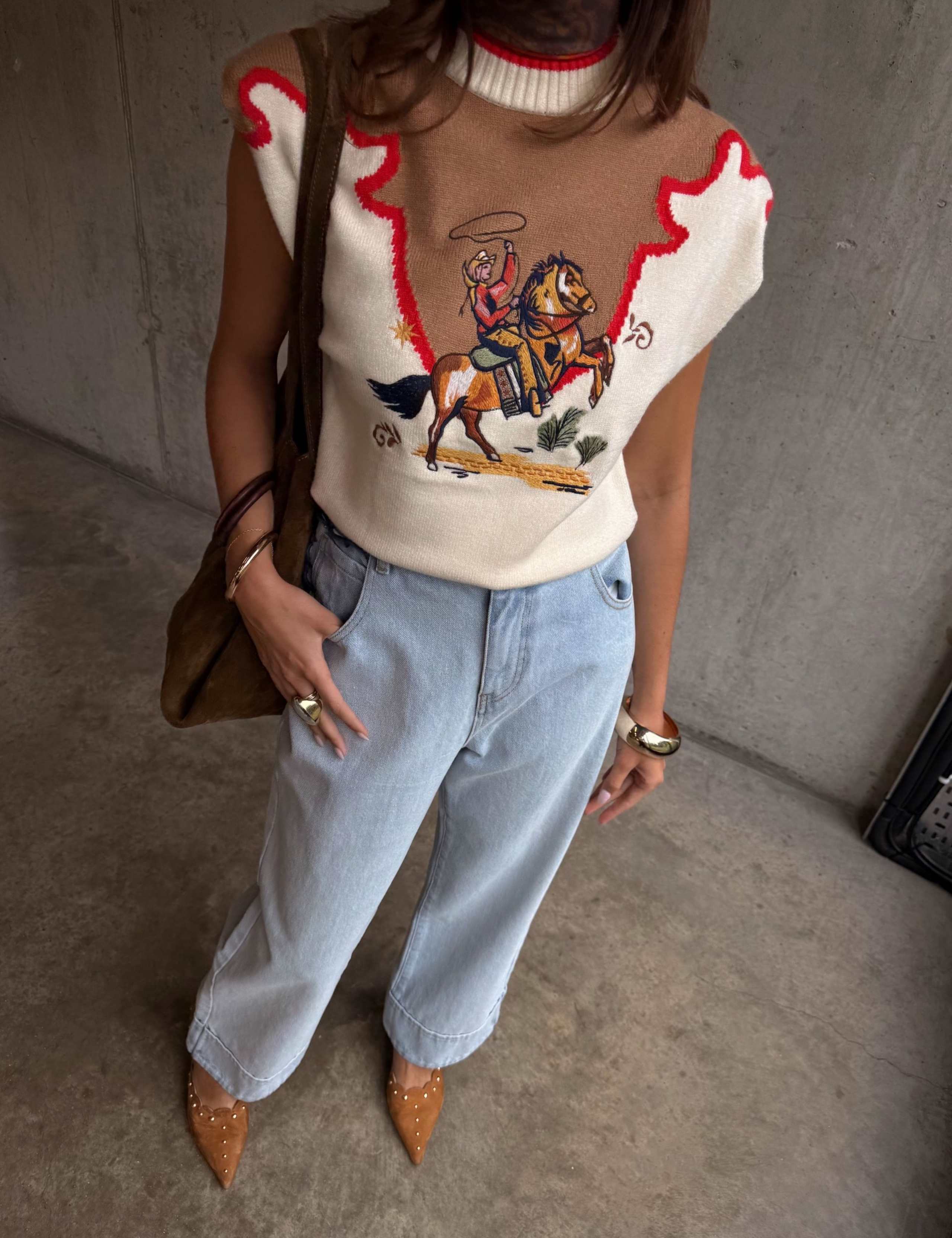 Cowgirl Knitted Tank Top 3 of 5