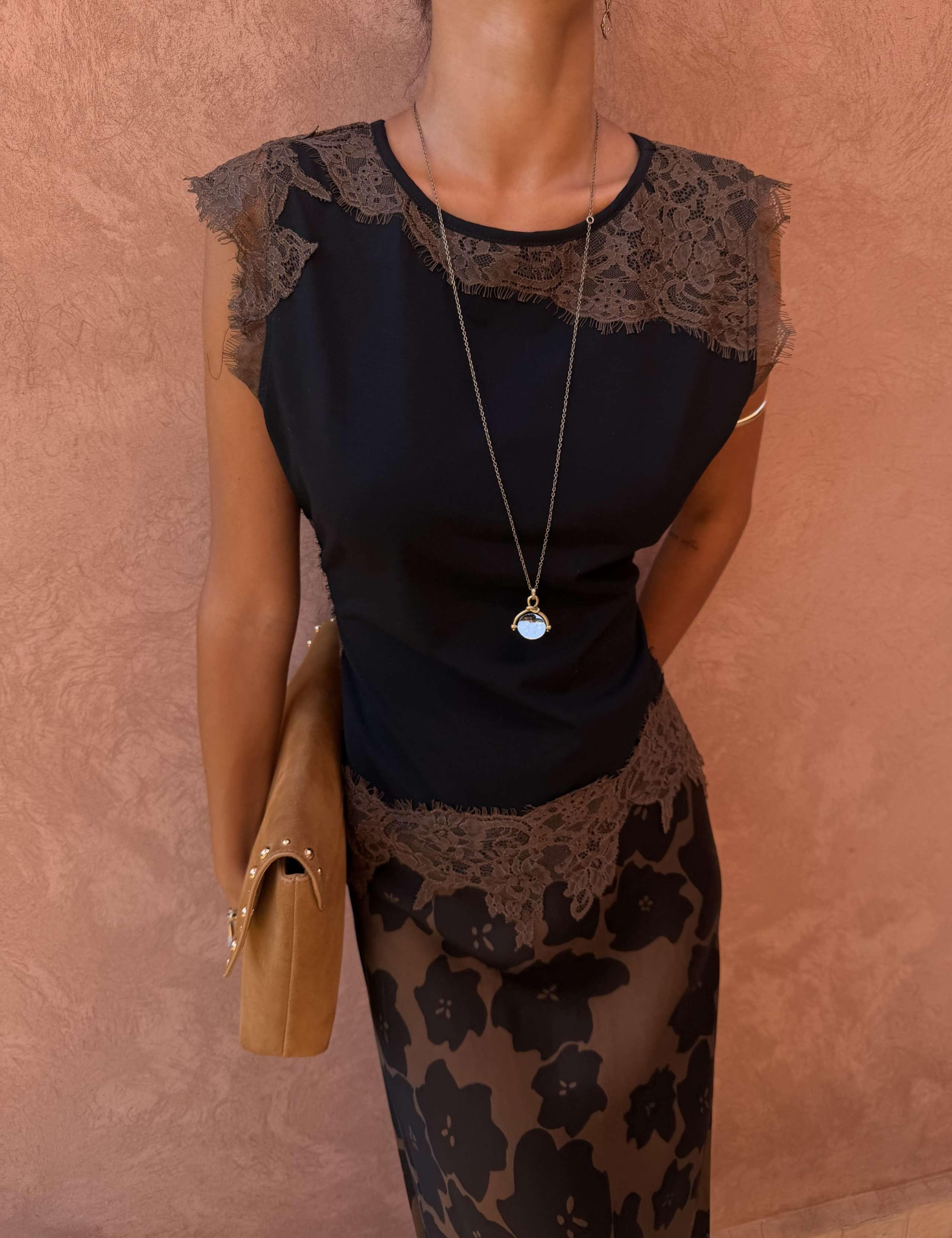 Jersey Lace Top 3 of 4