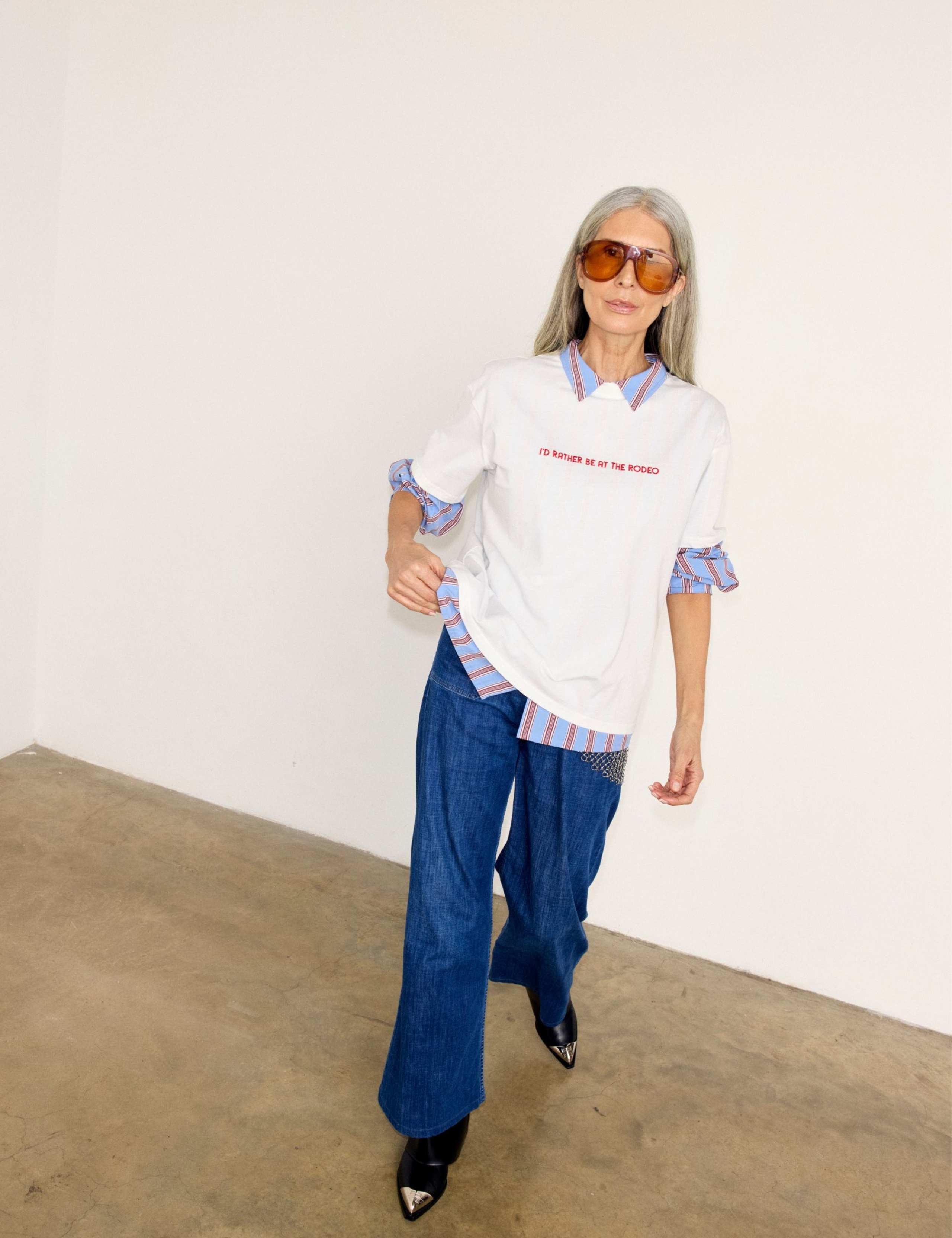 Pure Cotton Rodeo Print T-Shirt 3 of 4