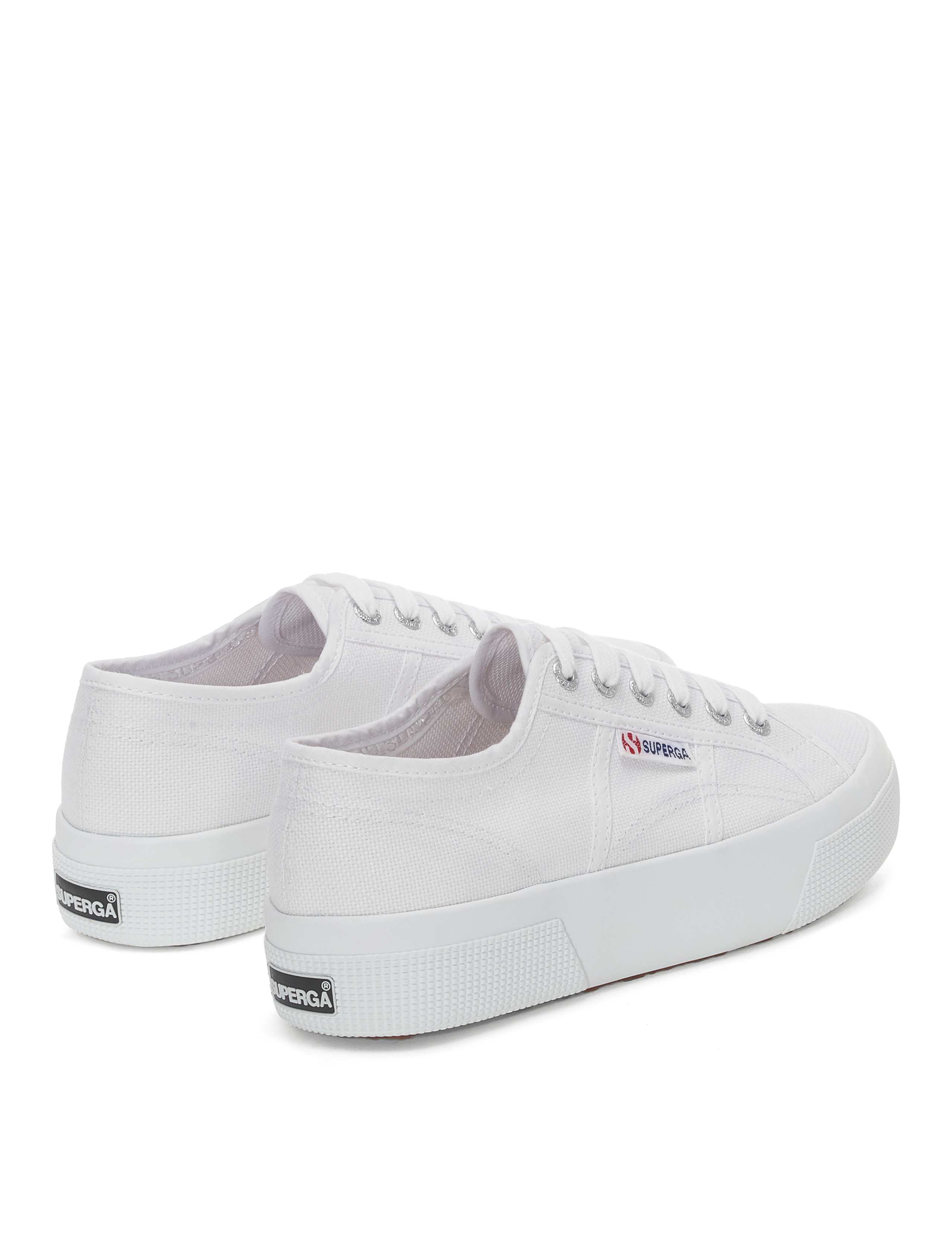 2740 Platform Canvas Lace Up Trainers 3 of 5