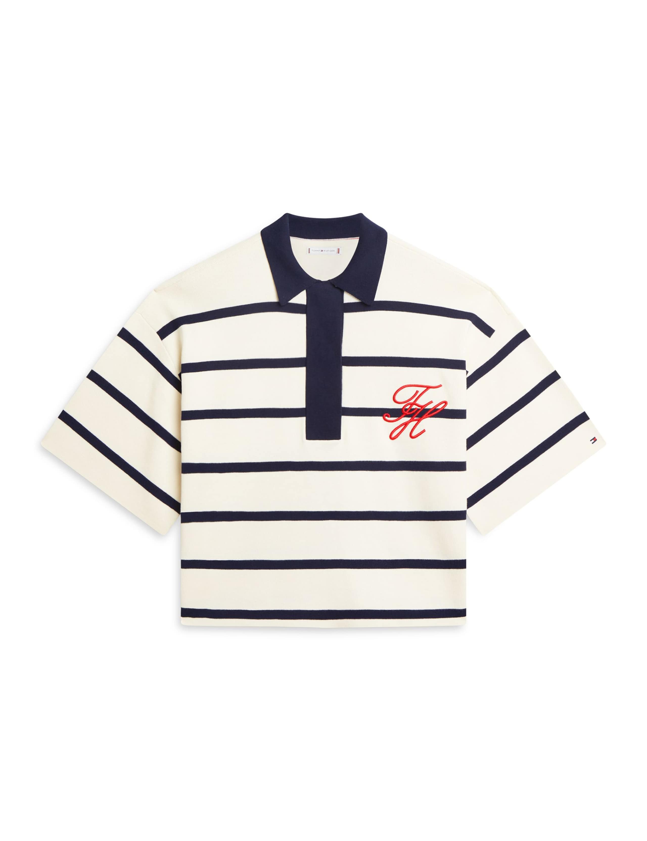 Premium Knit Pure Cotton Oversized Polo Jumper 2 of 5