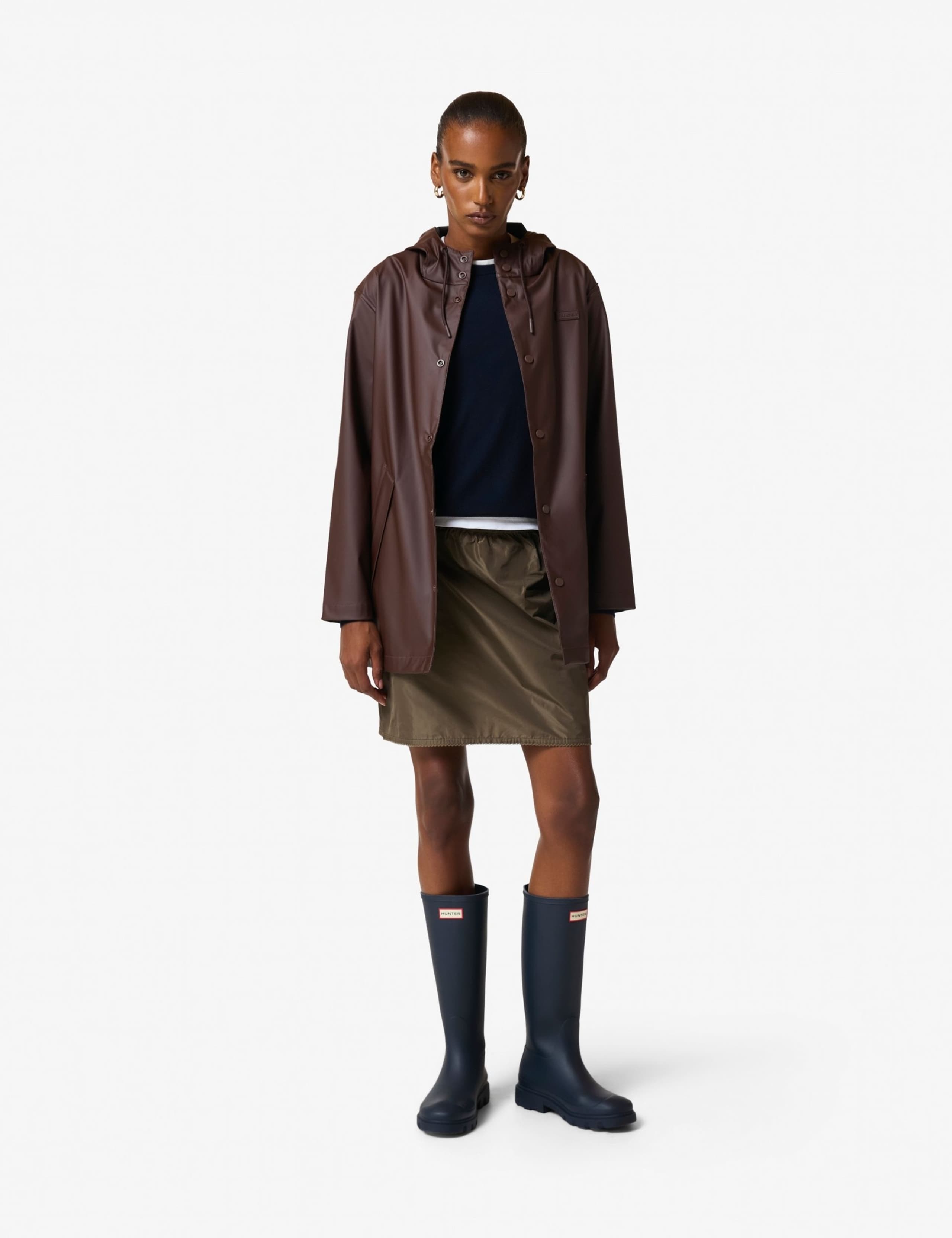 Hooded Relaxed Fit Raincoat 4 of 7