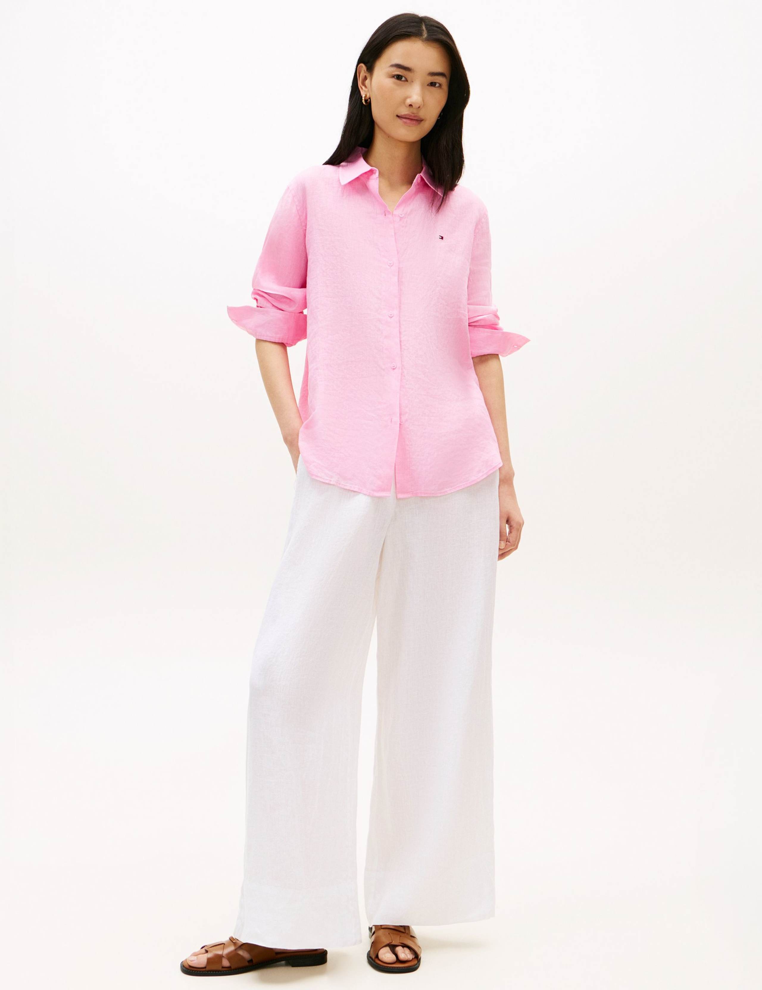 Pure Linen Collared Relaxed Shirt 3 of 5