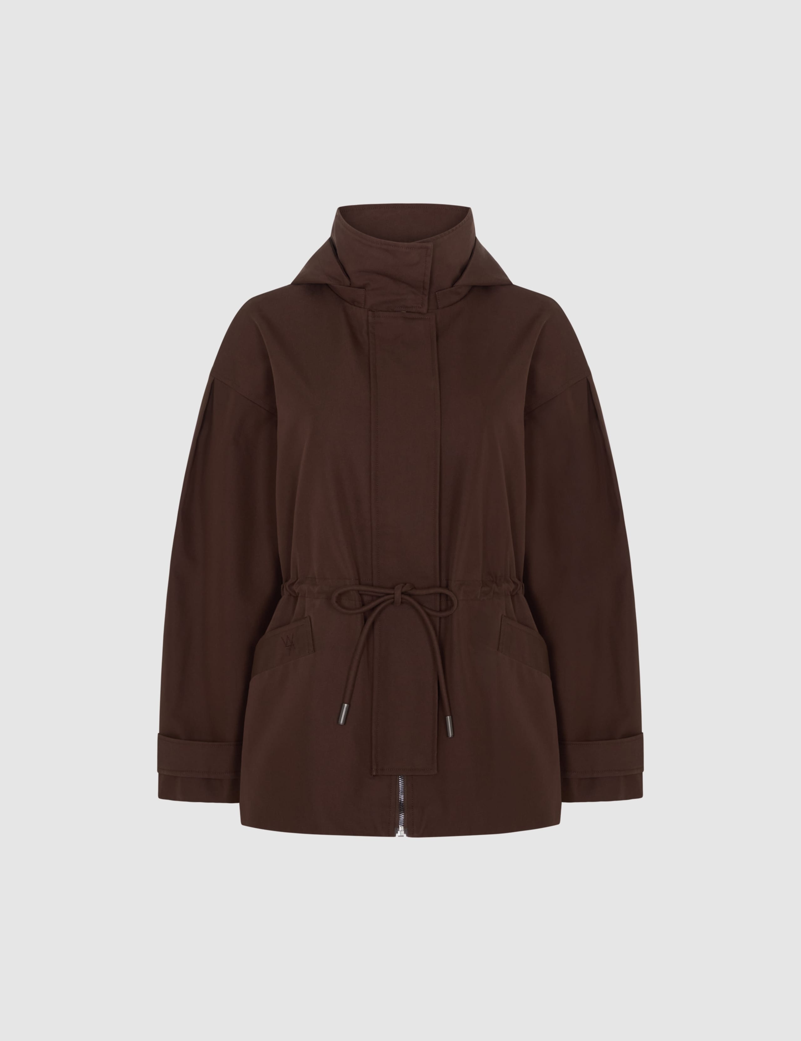 Waterproof Hooded Waisted Rain Jacket 2 of 8