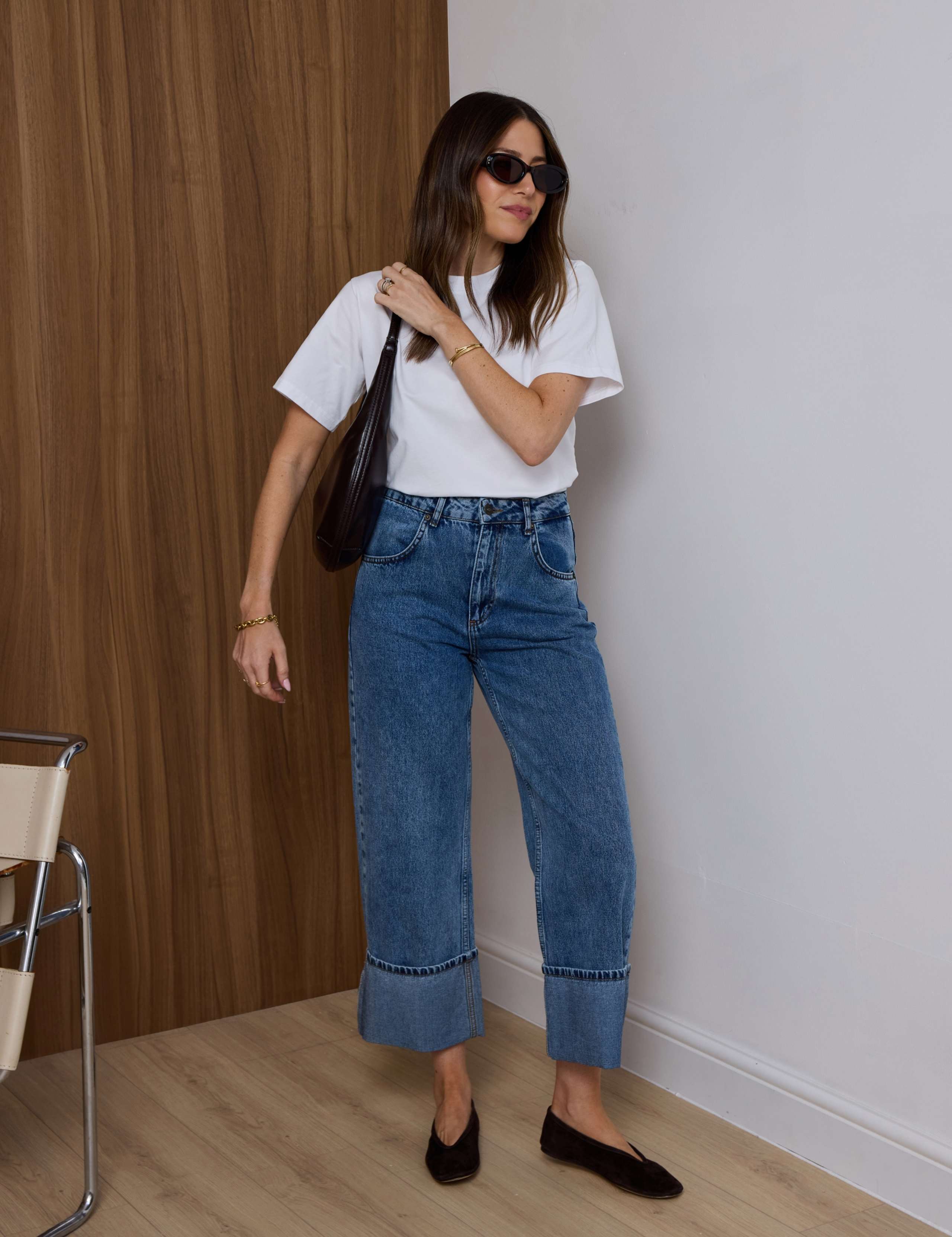 Mid Rise Straight Leg Jeans 3 of 6