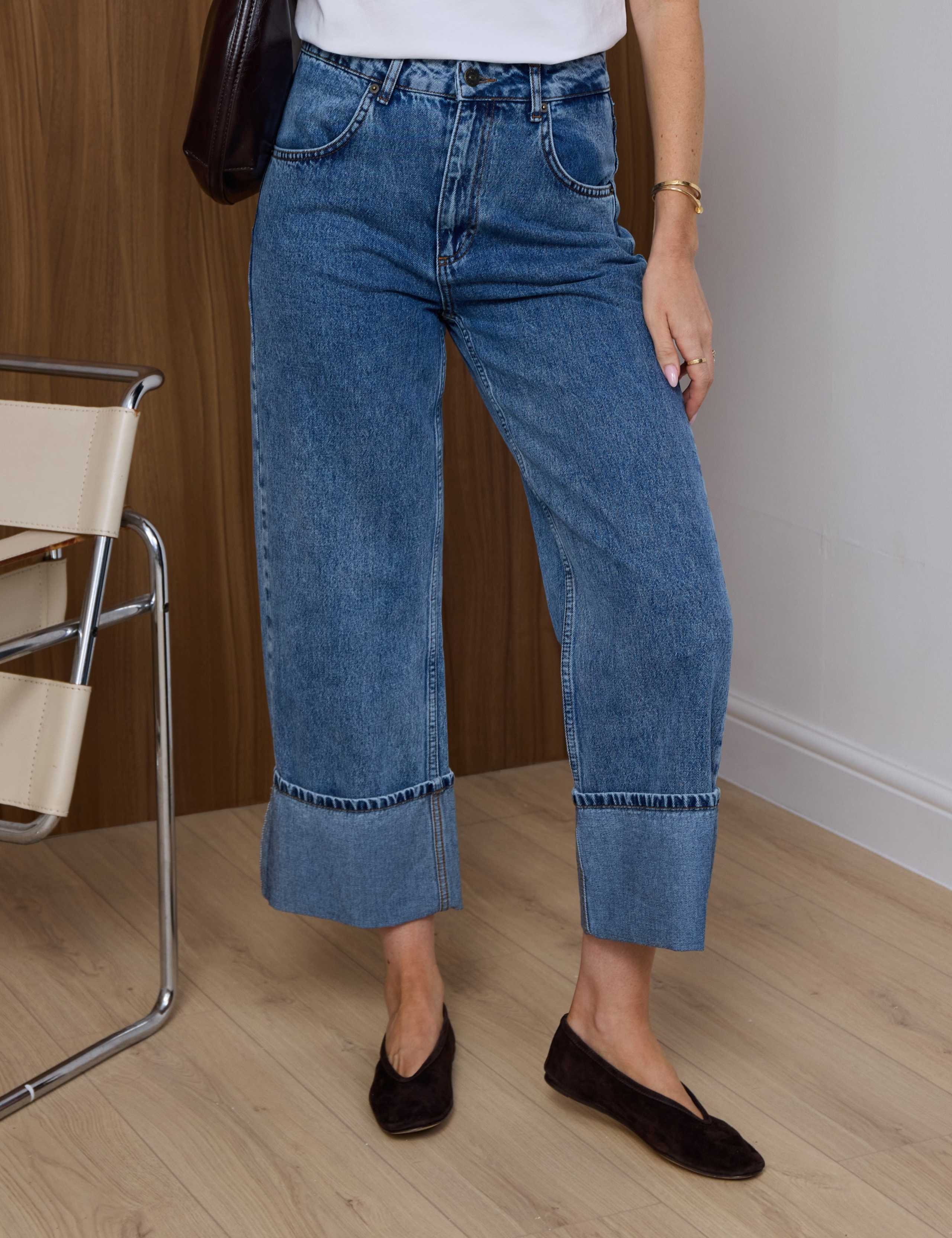 Mid Rise Straight Leg Jeans 4 of 6