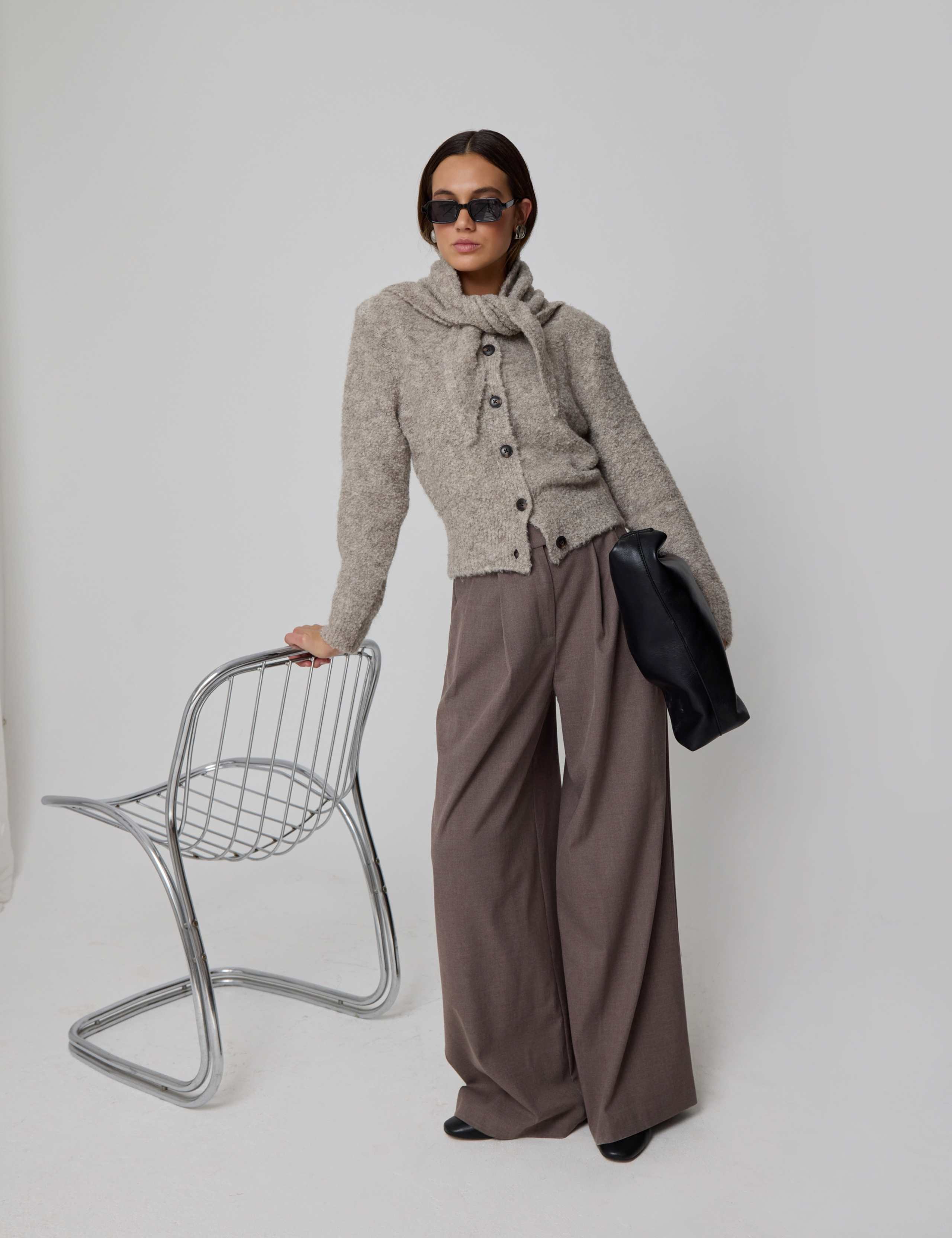 Tailored Wide Leg Trousers 3 of 6