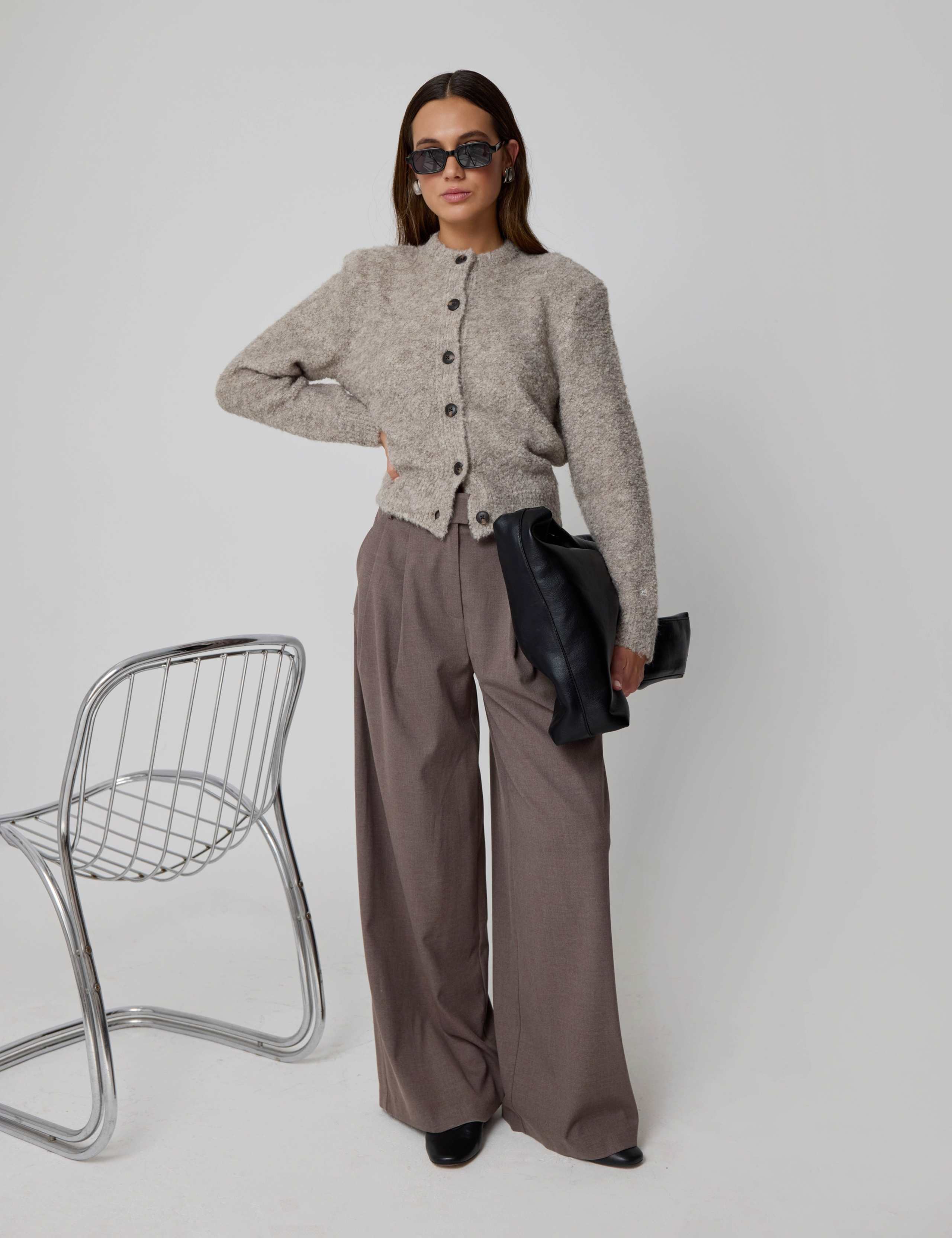 Tailored Wide Leg Trousers 4 of 6