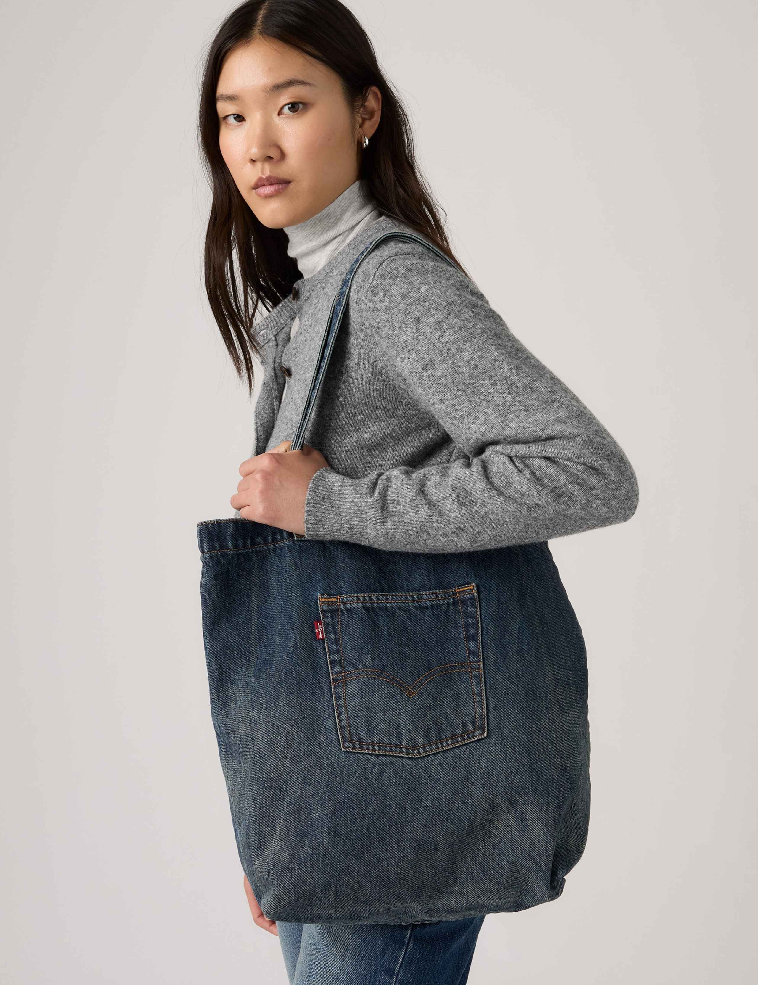 Denim Tote Bag 1 of 5
