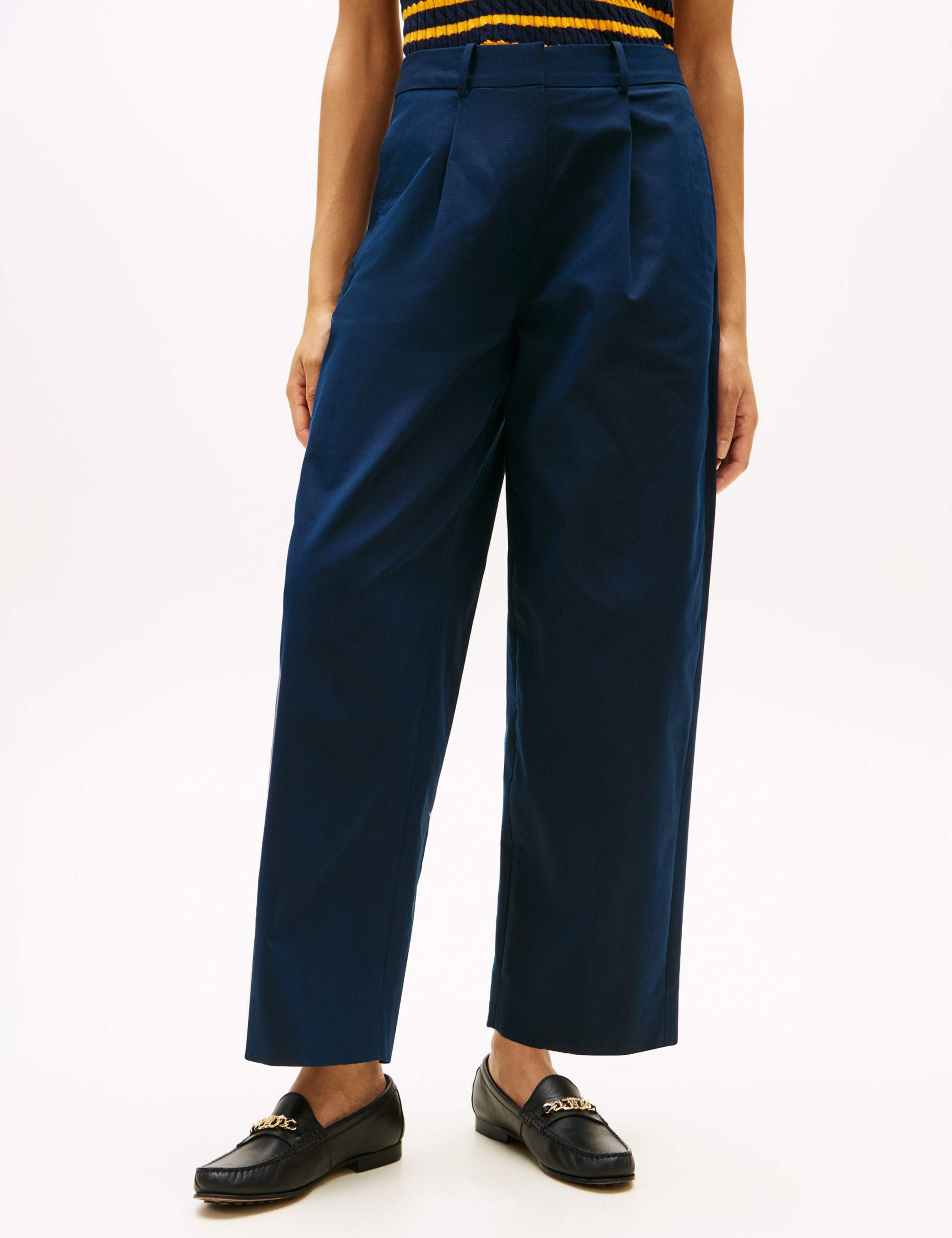 Cotton Rich Straight Leg Ankle Grazer Chinos 3 of 5