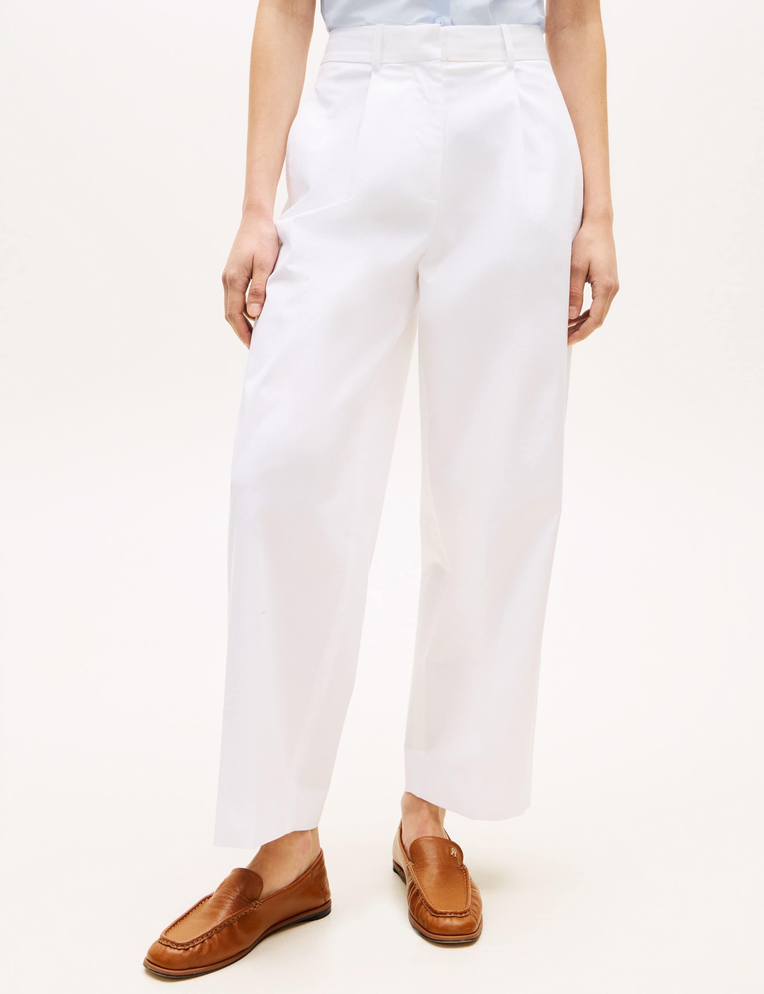 Cotton Rich Straight Leg Ankle Grazer Chinos 3 of 5