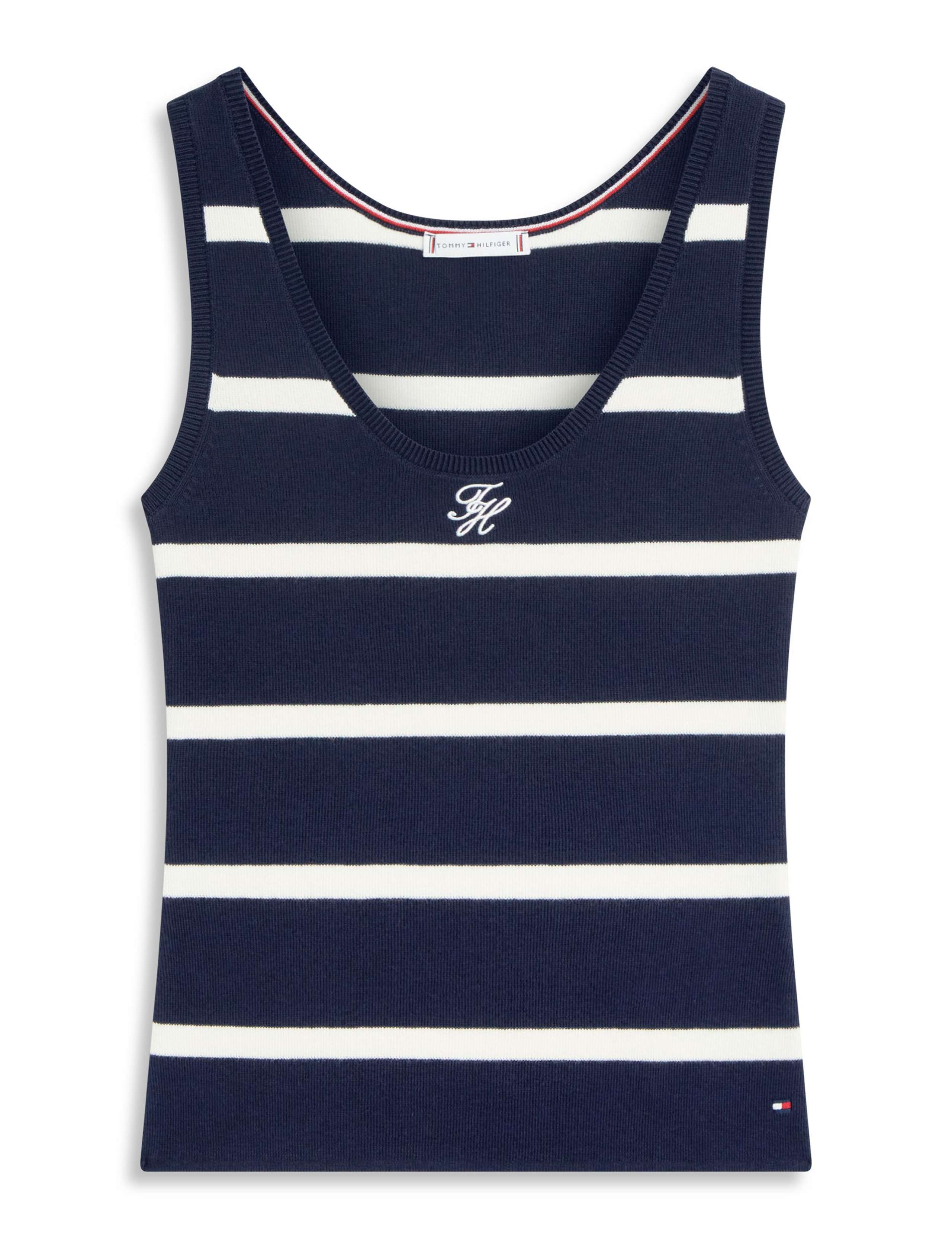 Pure Cotton Striped Tank Top 2 of 5