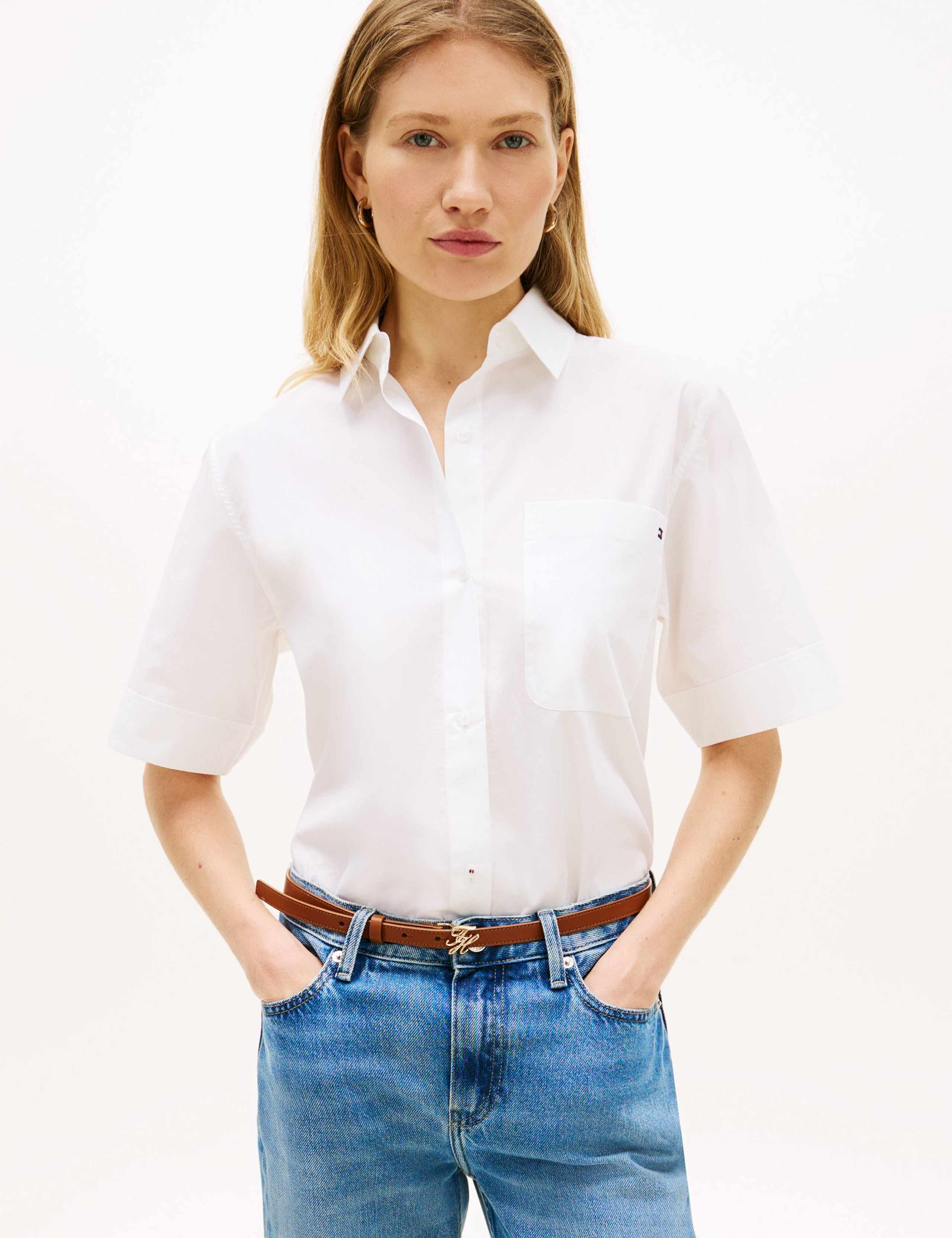 Pure Cotton Poplin Shirt 1 of 5