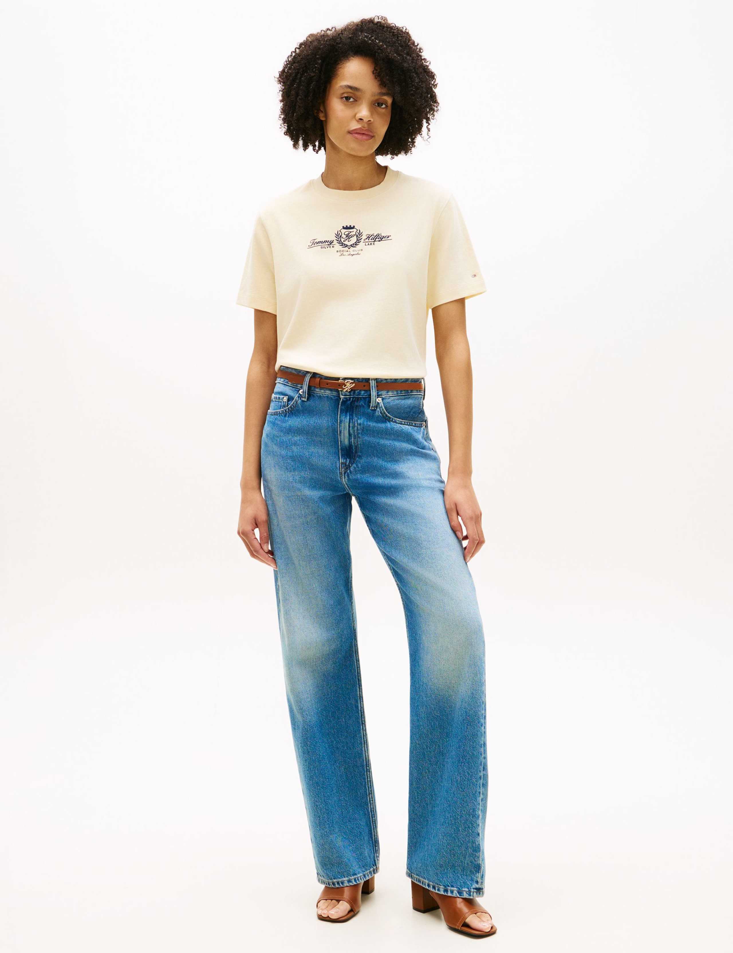 Varsity Pure Cotton Slogan T-Shirt 3 of 5