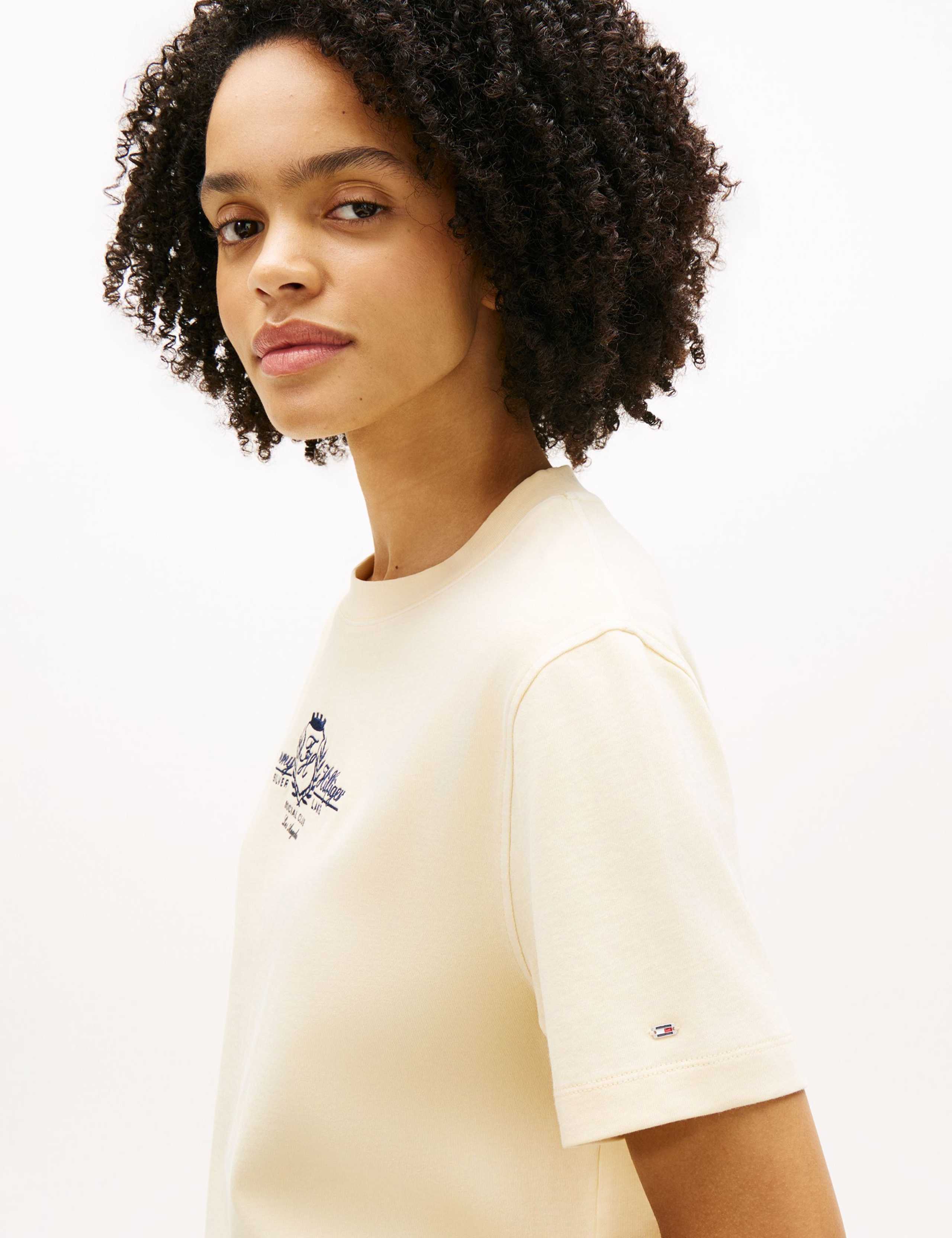 Varsity Pure Cotton Slogan T-Shirt 5 of 5