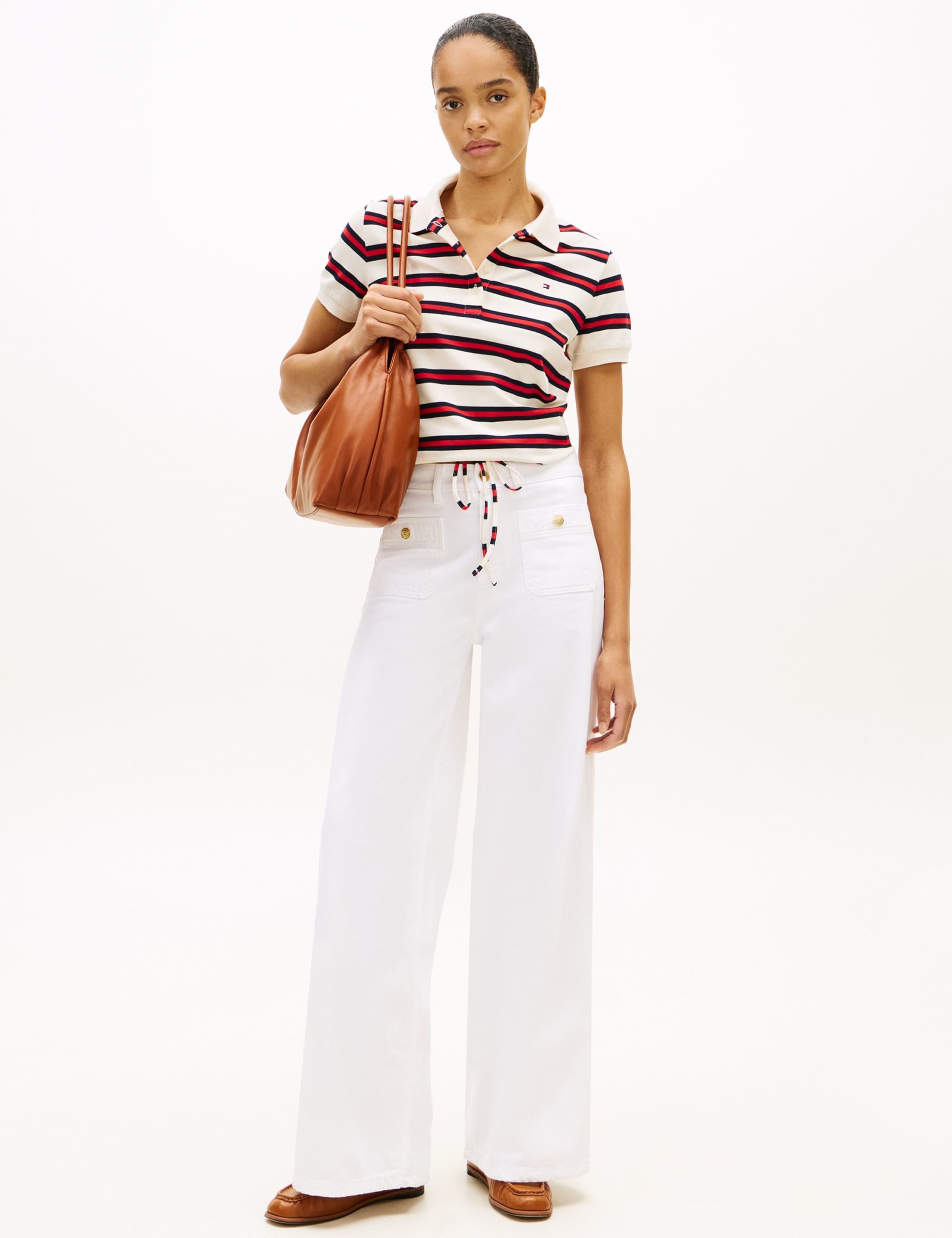 Cotton Rich Striped Polo Shirt 3 of 5