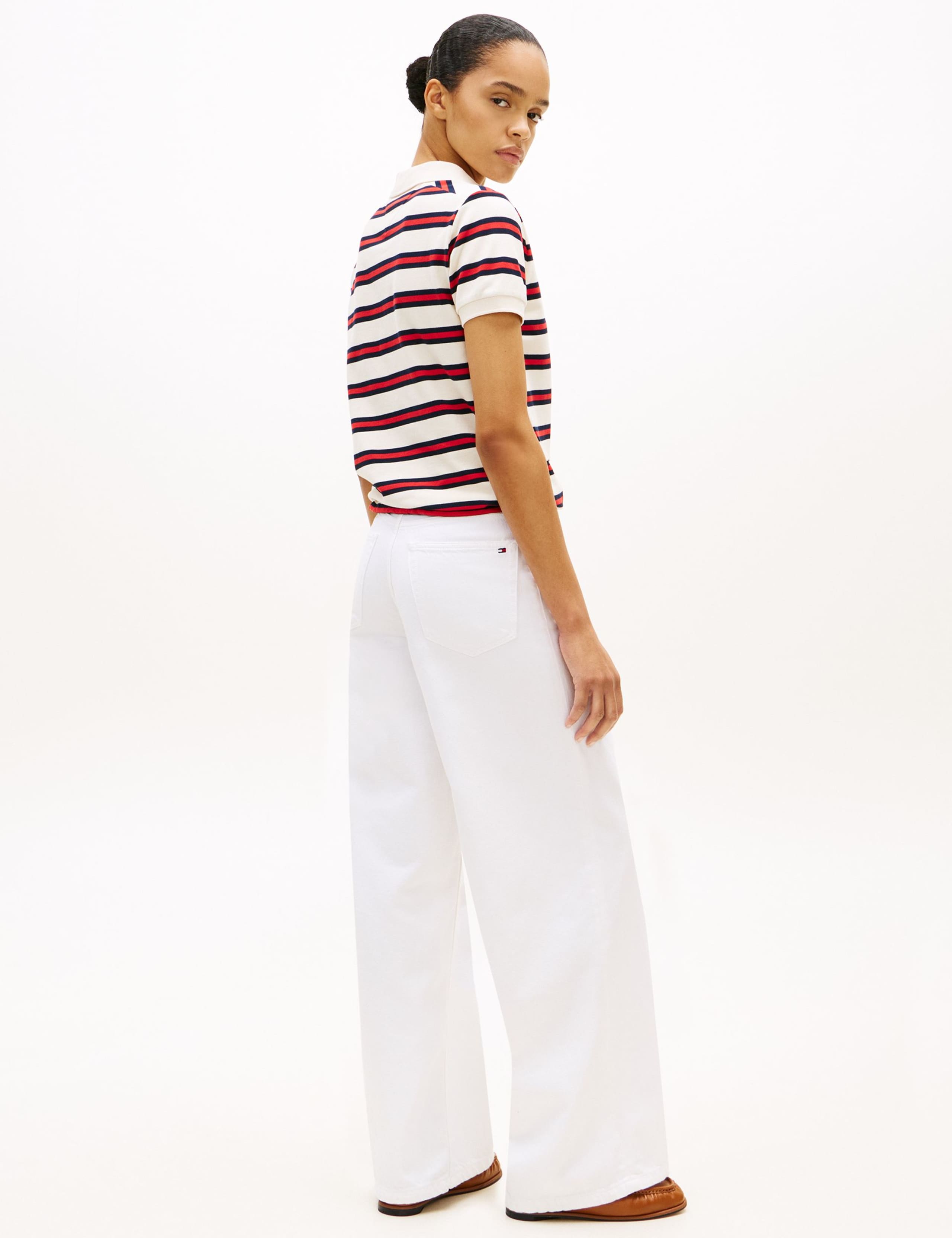 Cotton Rich Striped Polo Shirt 4 of 5