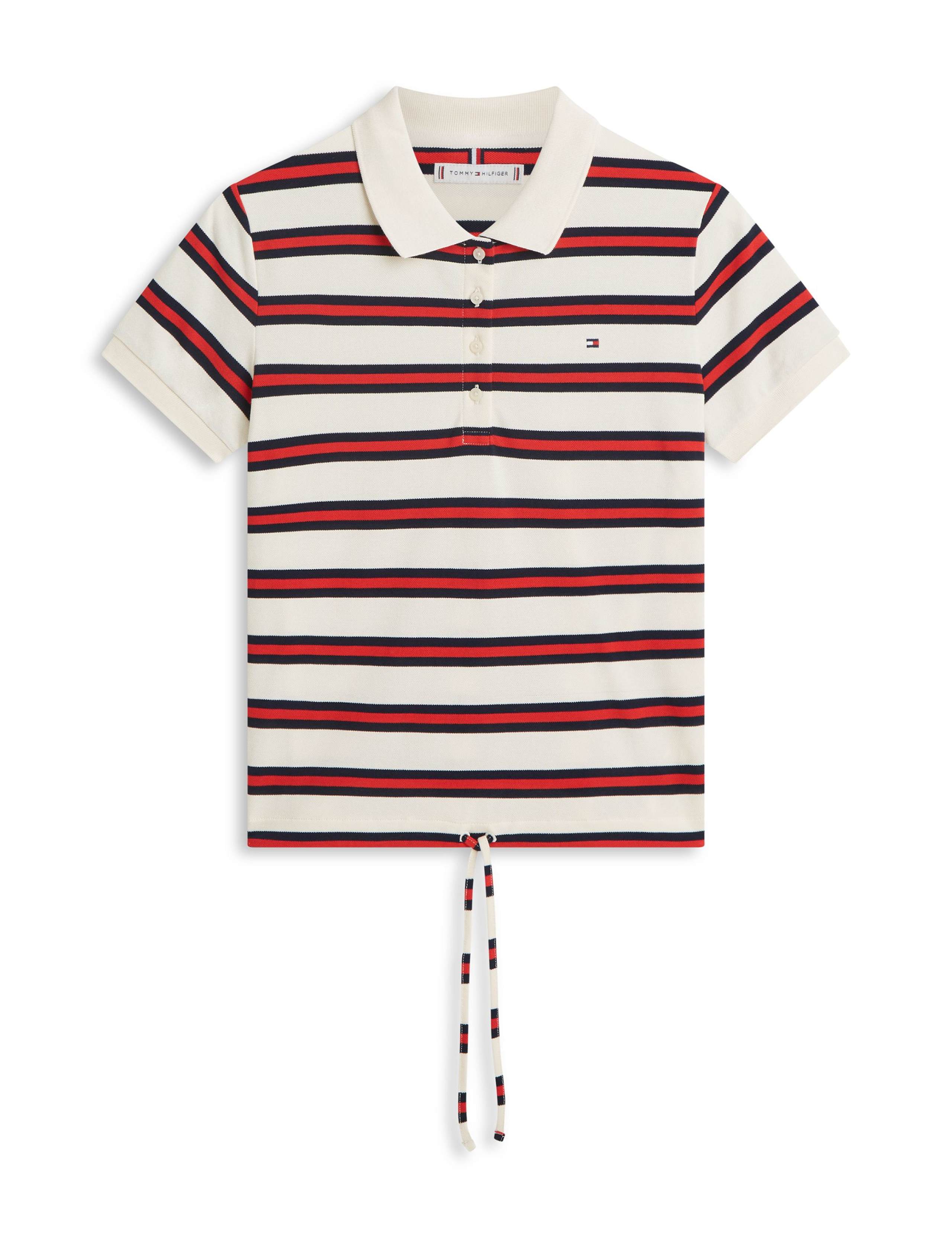 Cotton Rich Striped Polo Shirt 2 of 5