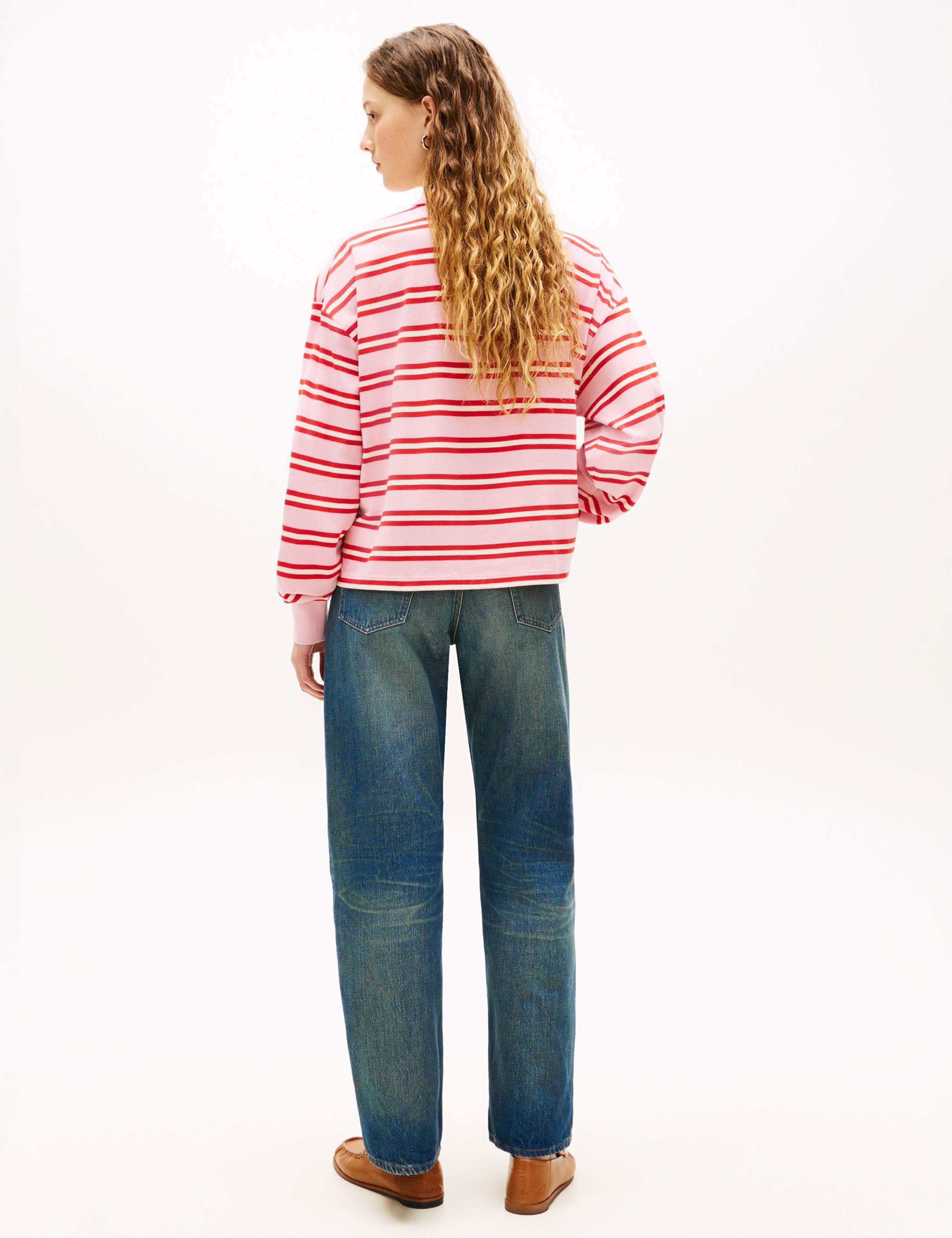 Cotton Rich Striped Polo Shirt 4 of 5